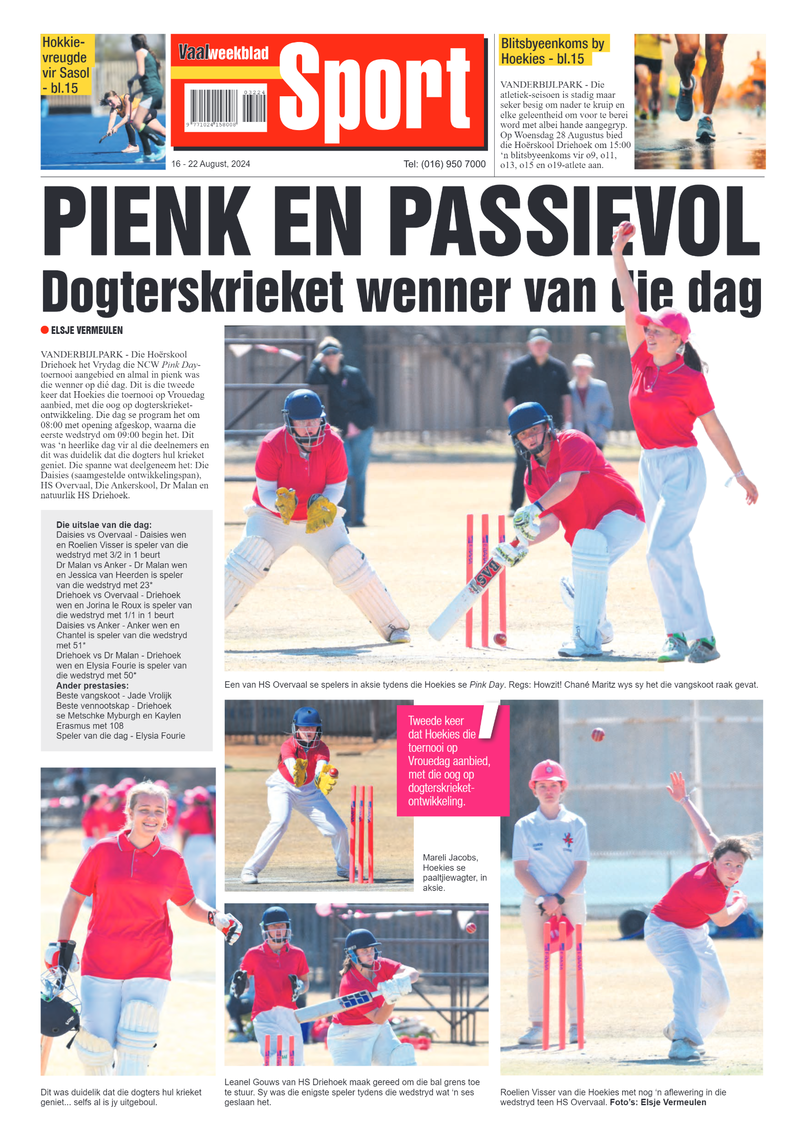Vaalweekblad 16 – 22 August, 2024 page 16