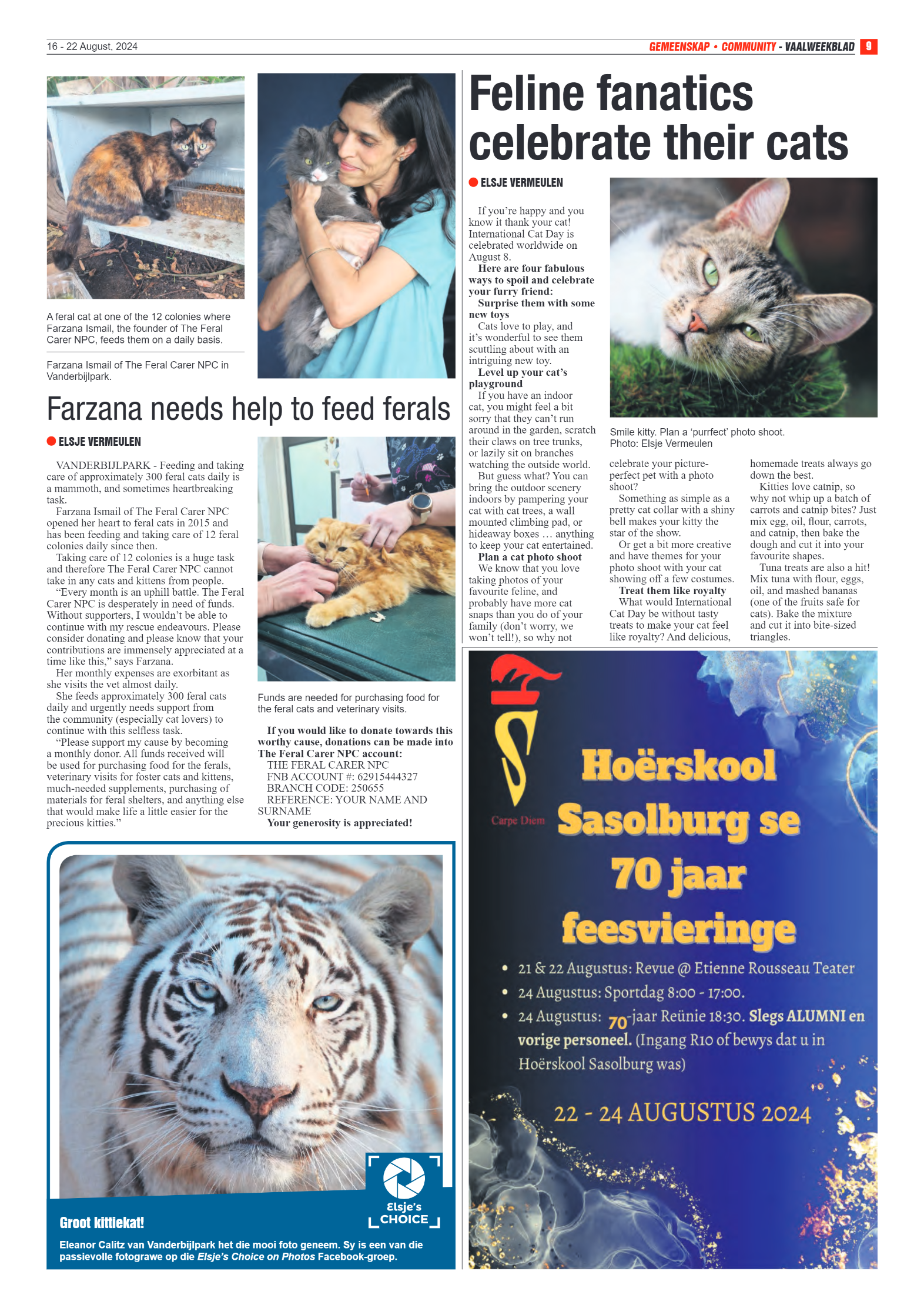 Vaalweekblad 16 – 22 August, 2024 page 9
