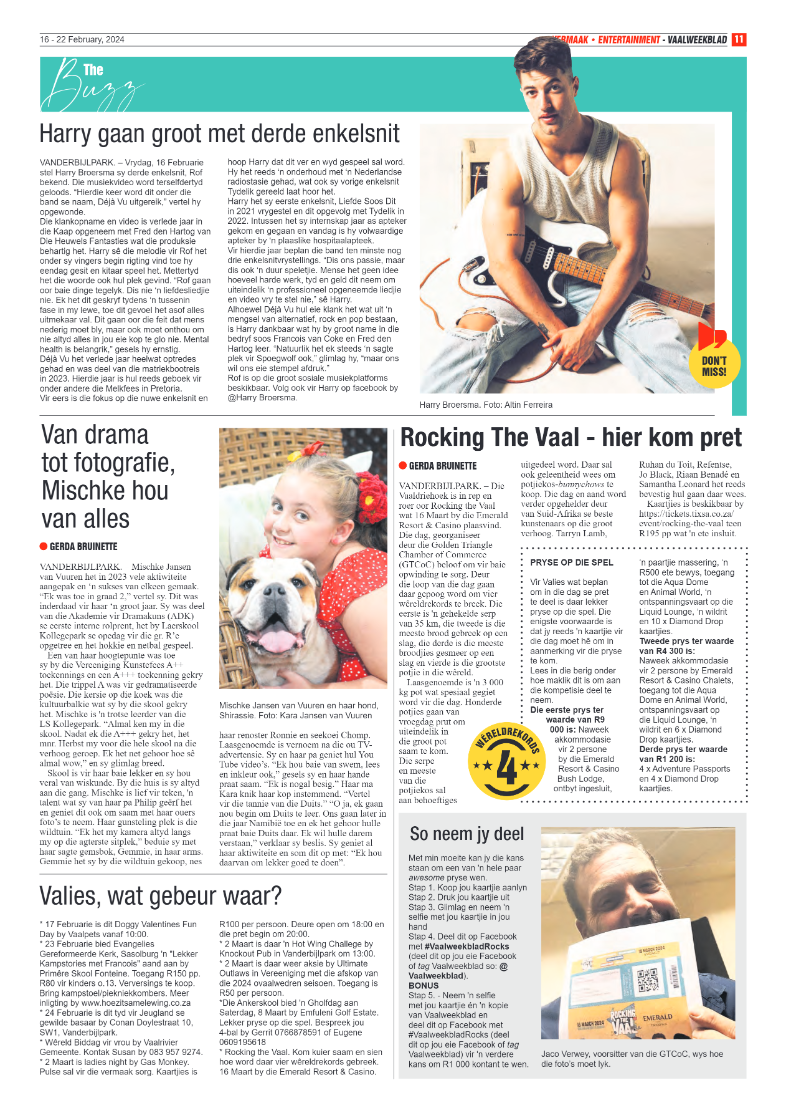 Vaalweekblad 16 – 22 February, 2024 page 11