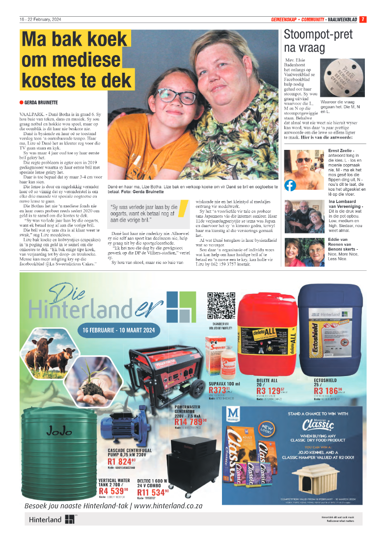 Vaalweekblad 16 – 22 February, 2024 page 7