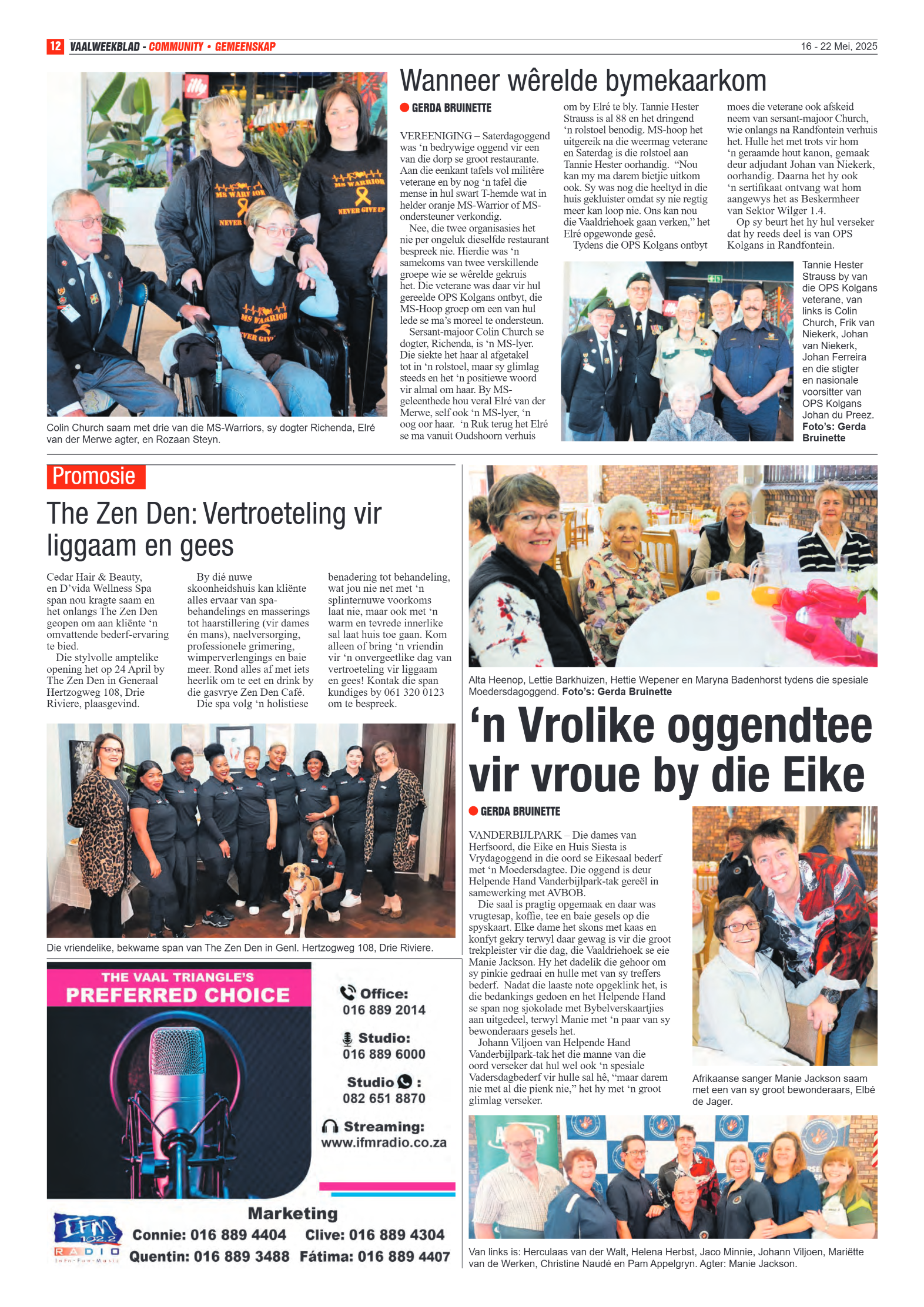 Vaalweekblad 16 – 22 Mei, 2025 page 12