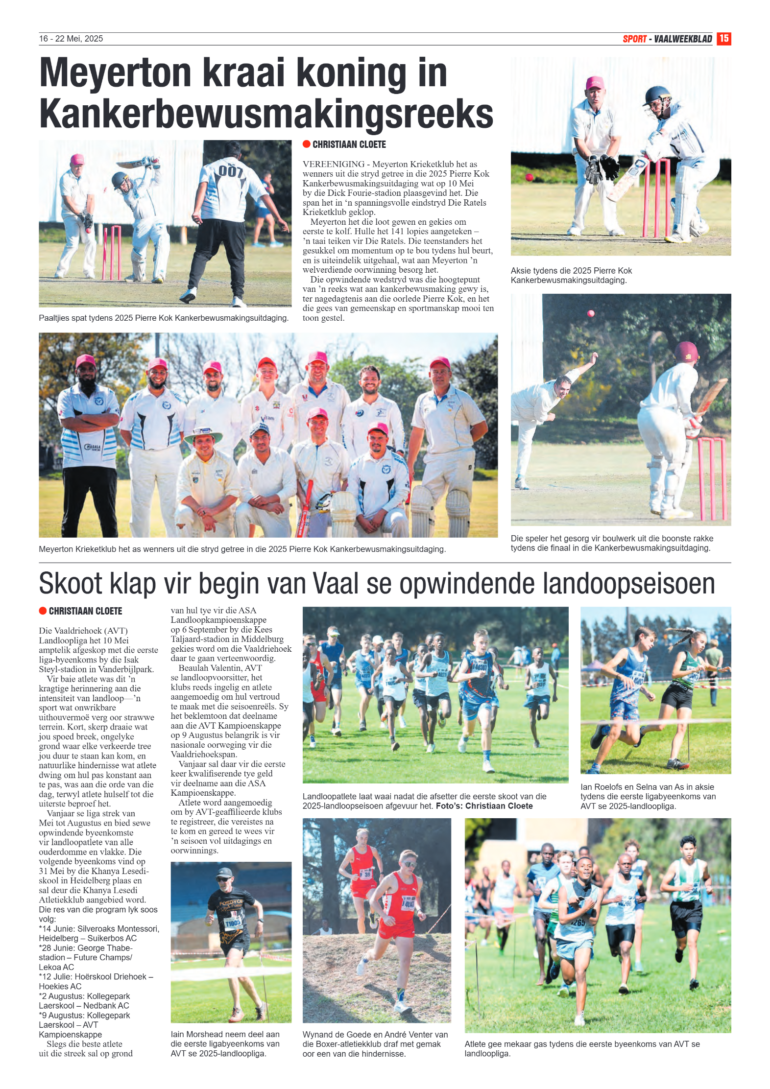 Vaalweekblad 16 – 22 Mei, 2025 page 15