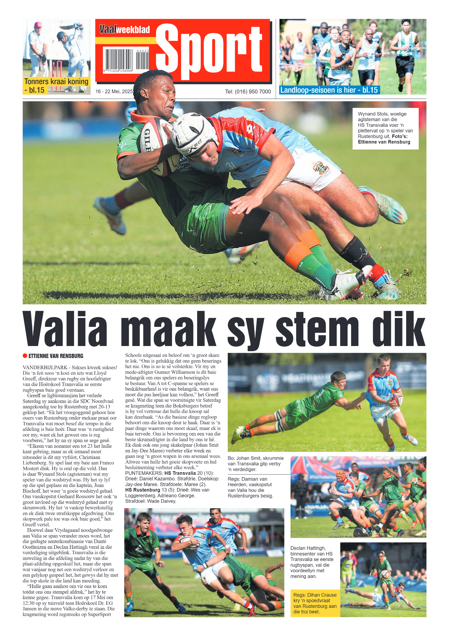 Vaalweekblad 16 – 22 Mei, 2025 page 16