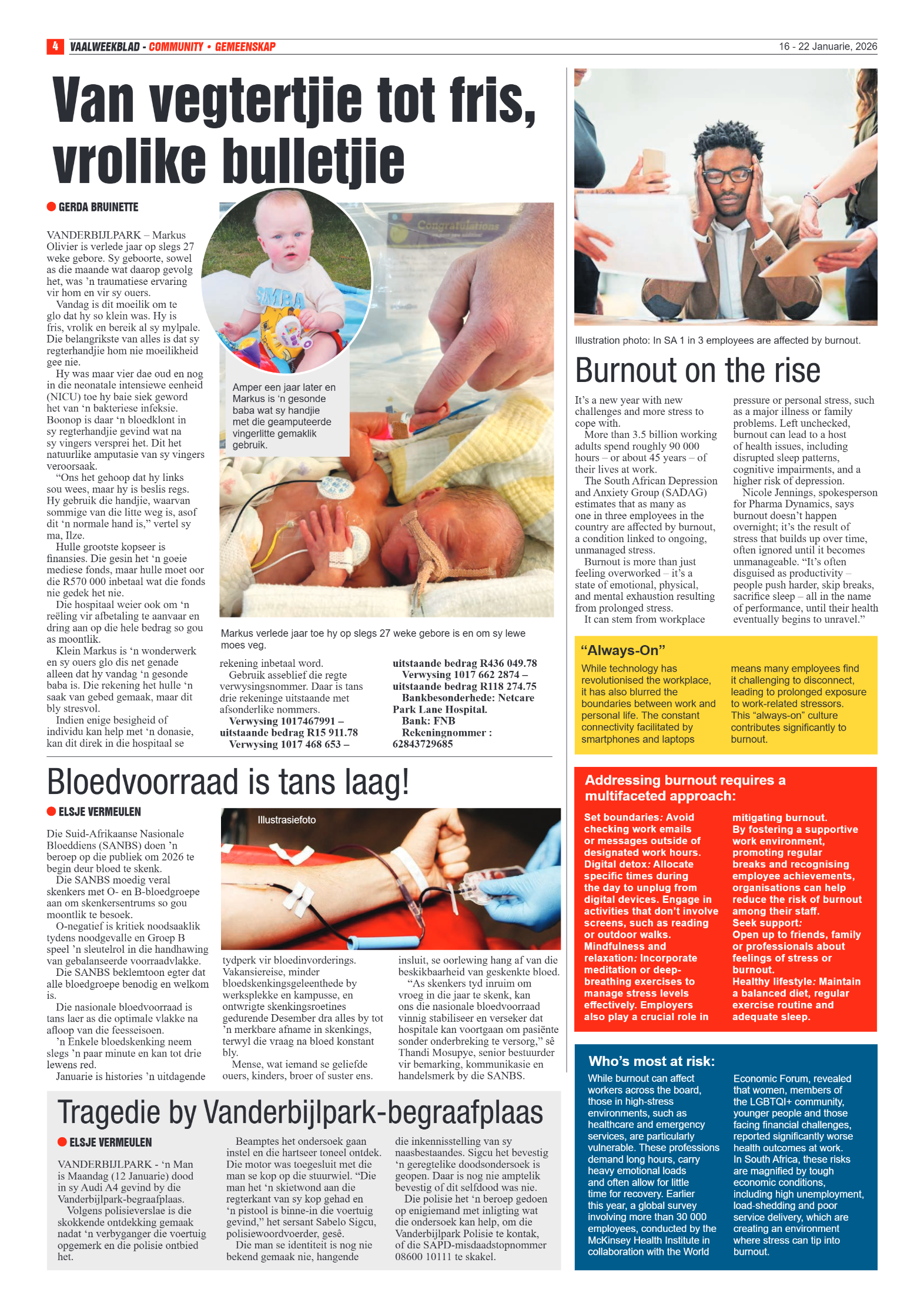 Vaalweekblad 16 January 2026 page 4