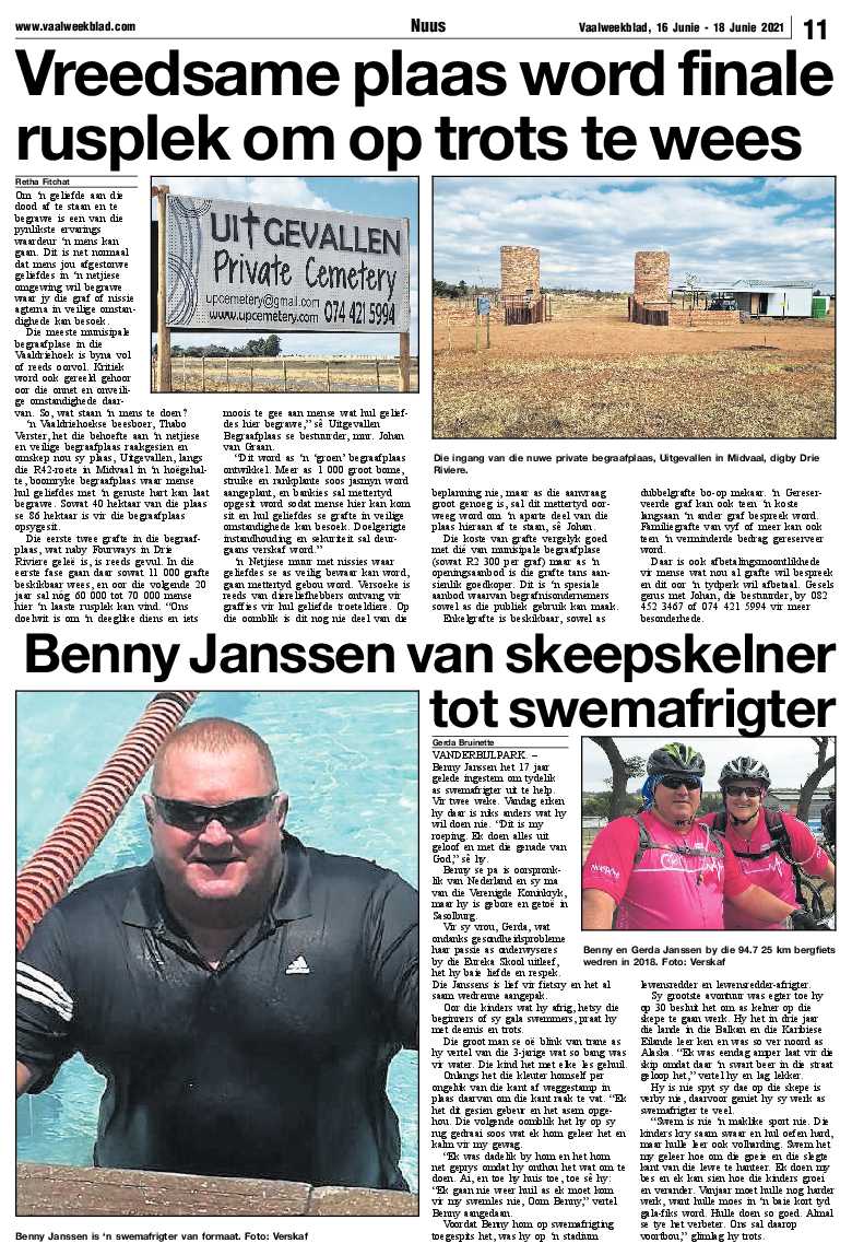 Vaalweekblad, 16 Junie – 18 Junie 2021 page 12