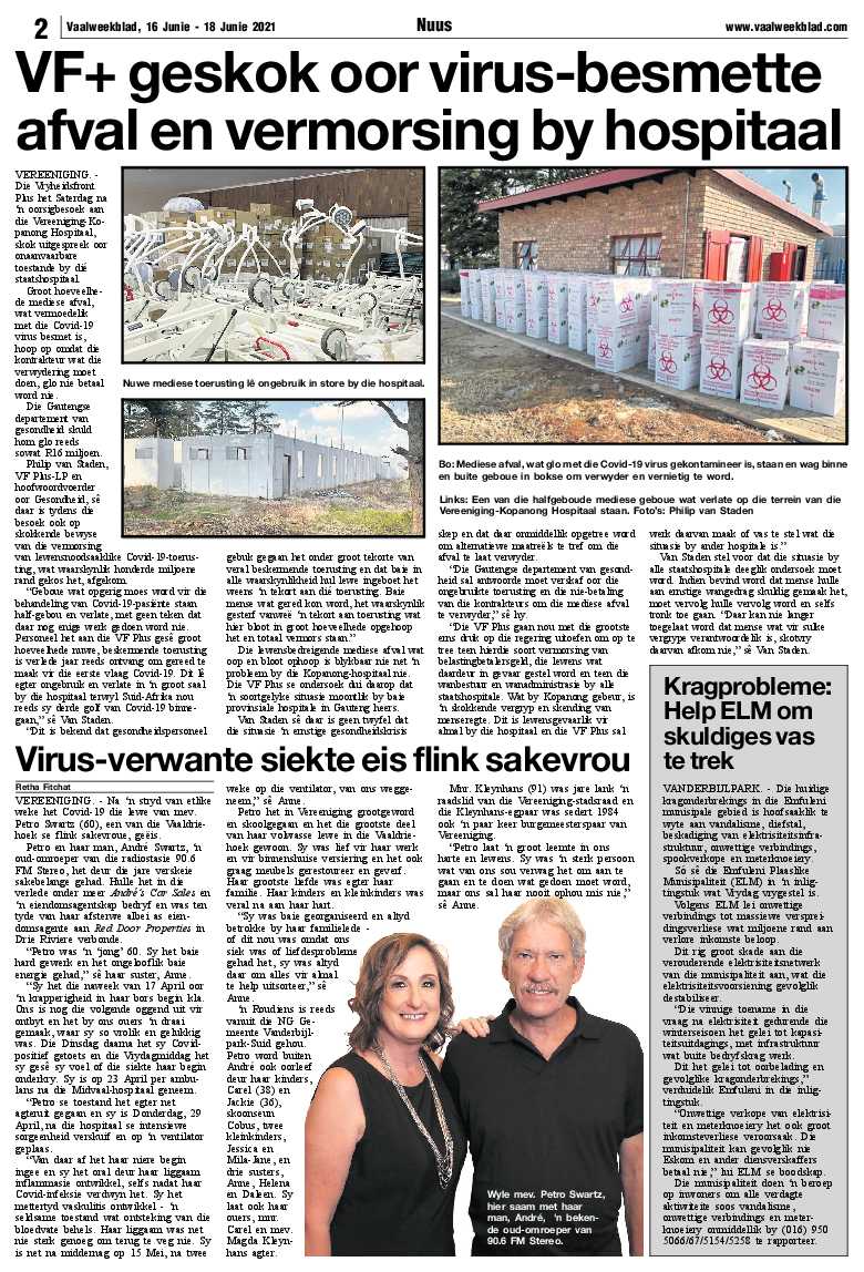 Vaalweekblad, 16 Junie – 18 Junie 2021 page 2