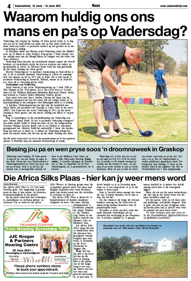 Vaalweekblad, 16 Junie – 18 Junie 2021 page 4