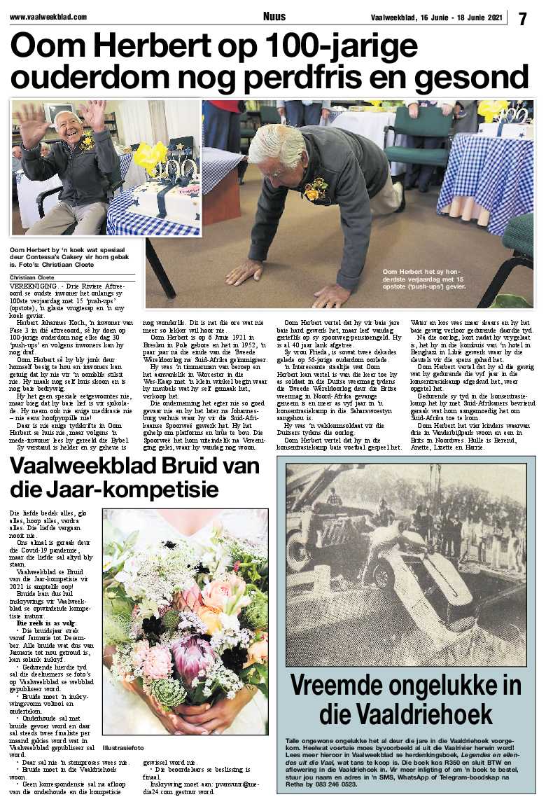 Vaalweekblad, 16 Junie – 18 Junie 2021 page 7