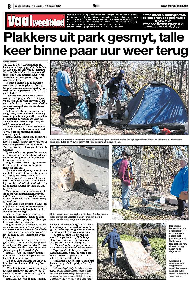 Vaalweekblad, 16 Junie – 18 Junie 2021 page 8
