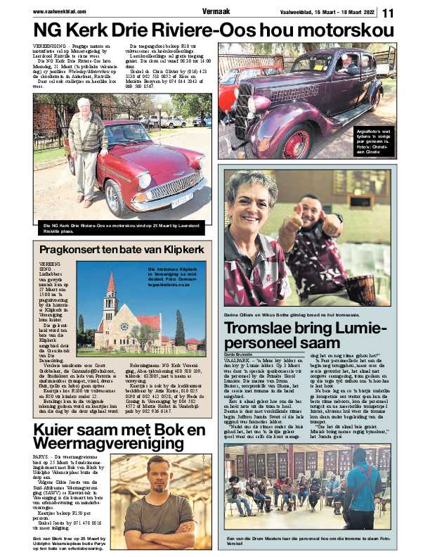 Vaalweekblad 16 Maart – 18 Maart 2022 page 11