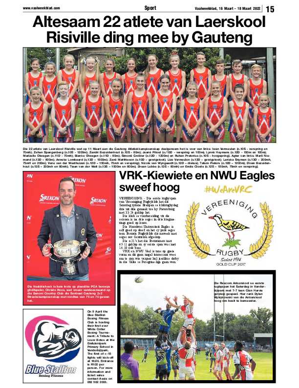 Vaalweekblad 16 Maart – 18 Maart 2022 page 15