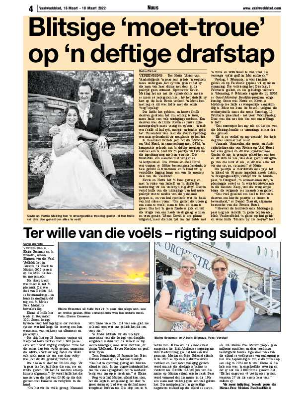 Vaalweekblad 16 Maart – 18 Maart 2022 page 4