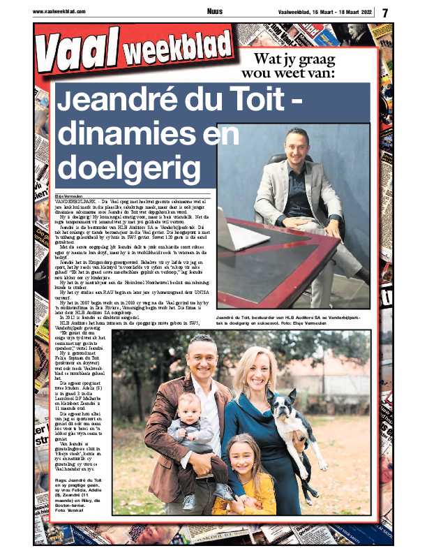 Vaalweekblad 16 Maart – 18 Maart 2022 page 7