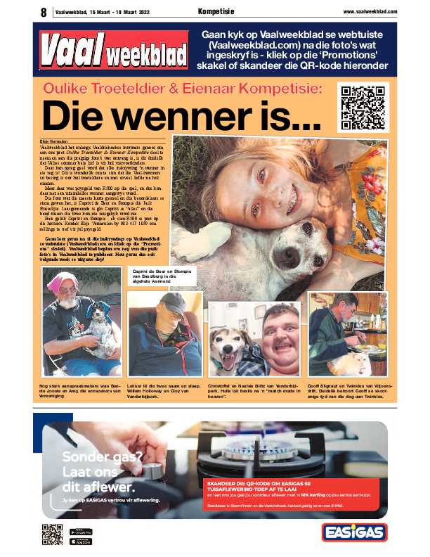Vaalweekblad 16 Maart – 18 Maart 2022 page 8