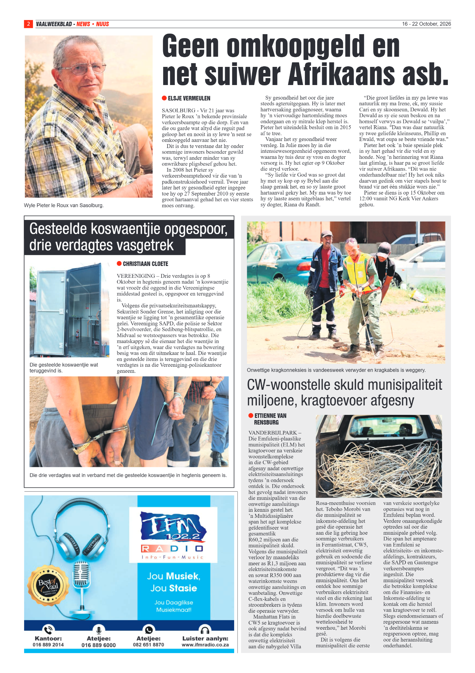 Vaalweekblad – 16 Oktober 2026 page 2