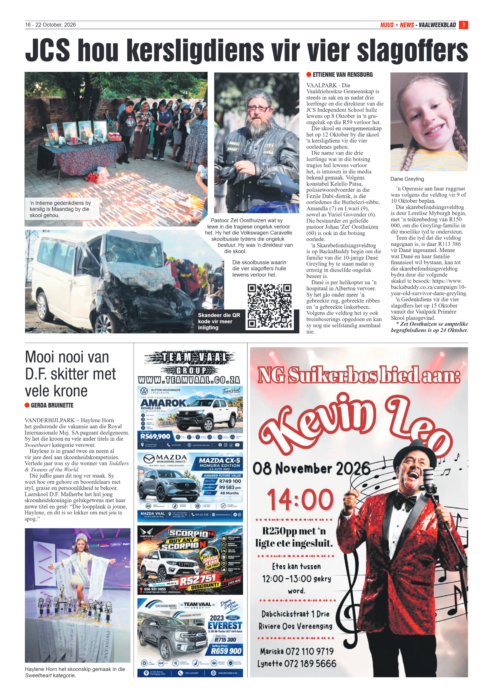 Vaalweekblad – 16 Oktober 2026 page 3