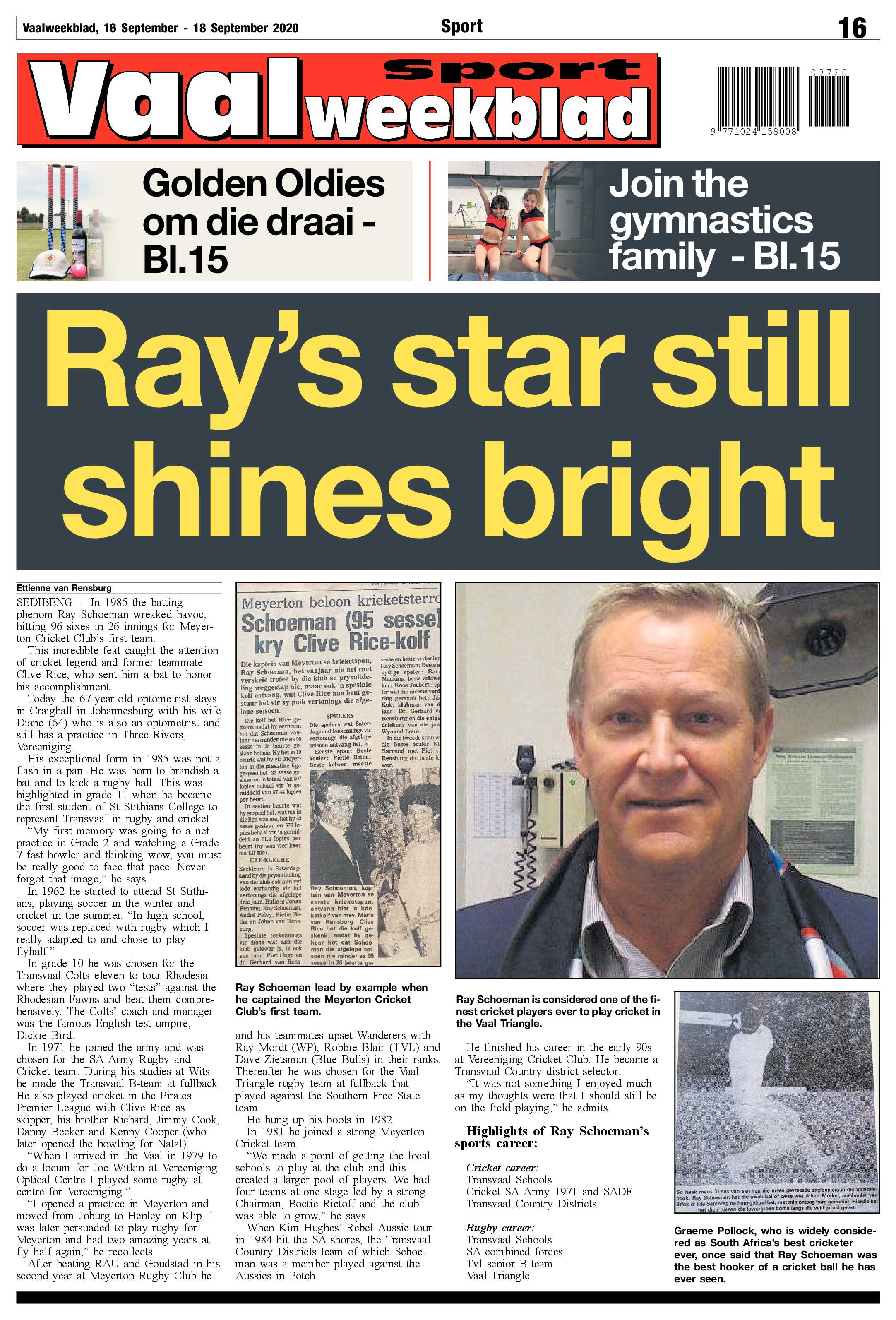 Vaalweekblad 16 September – 18 September 2020 page 16