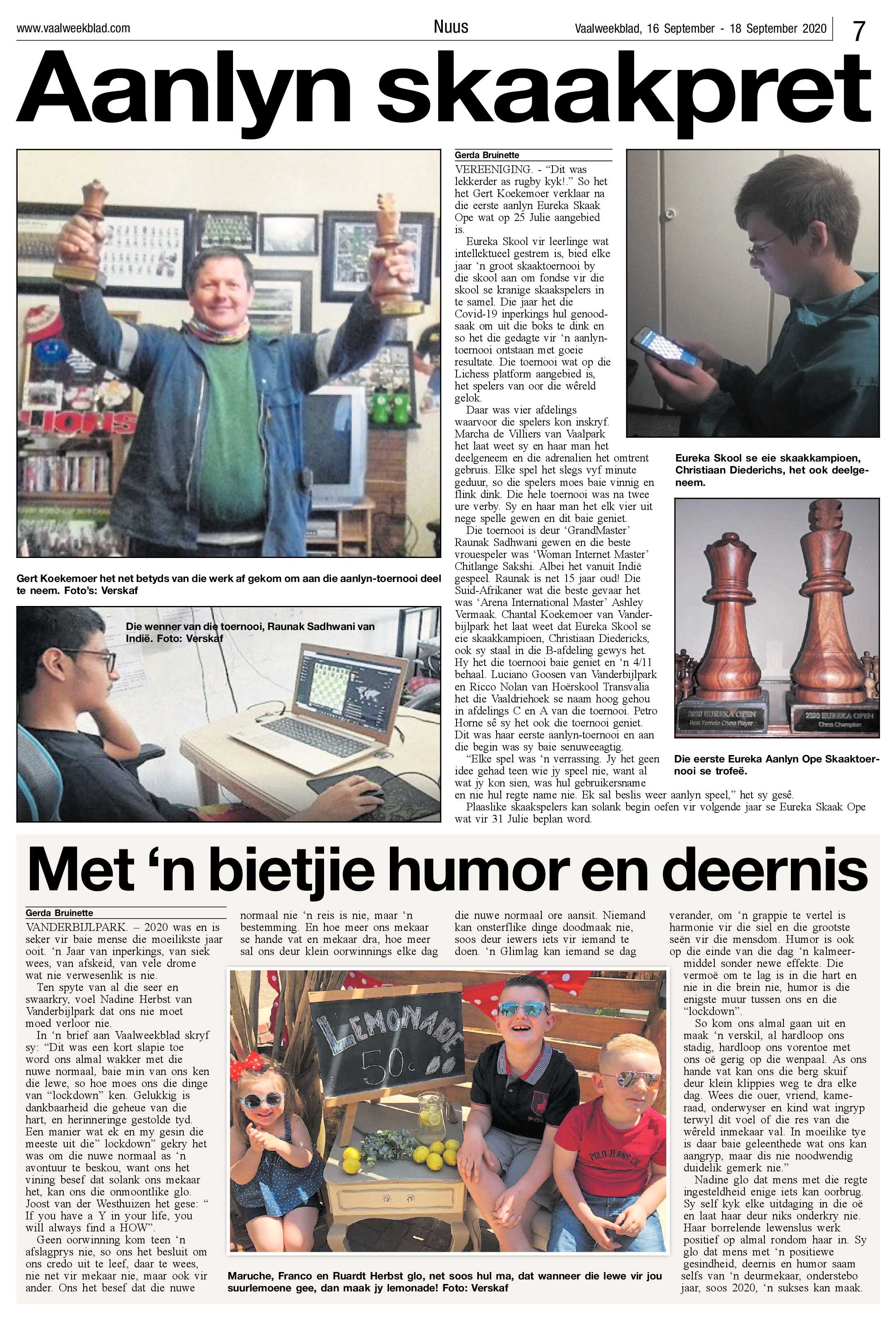 Vaalweekblad 16 September – 18 September 2020 page 7