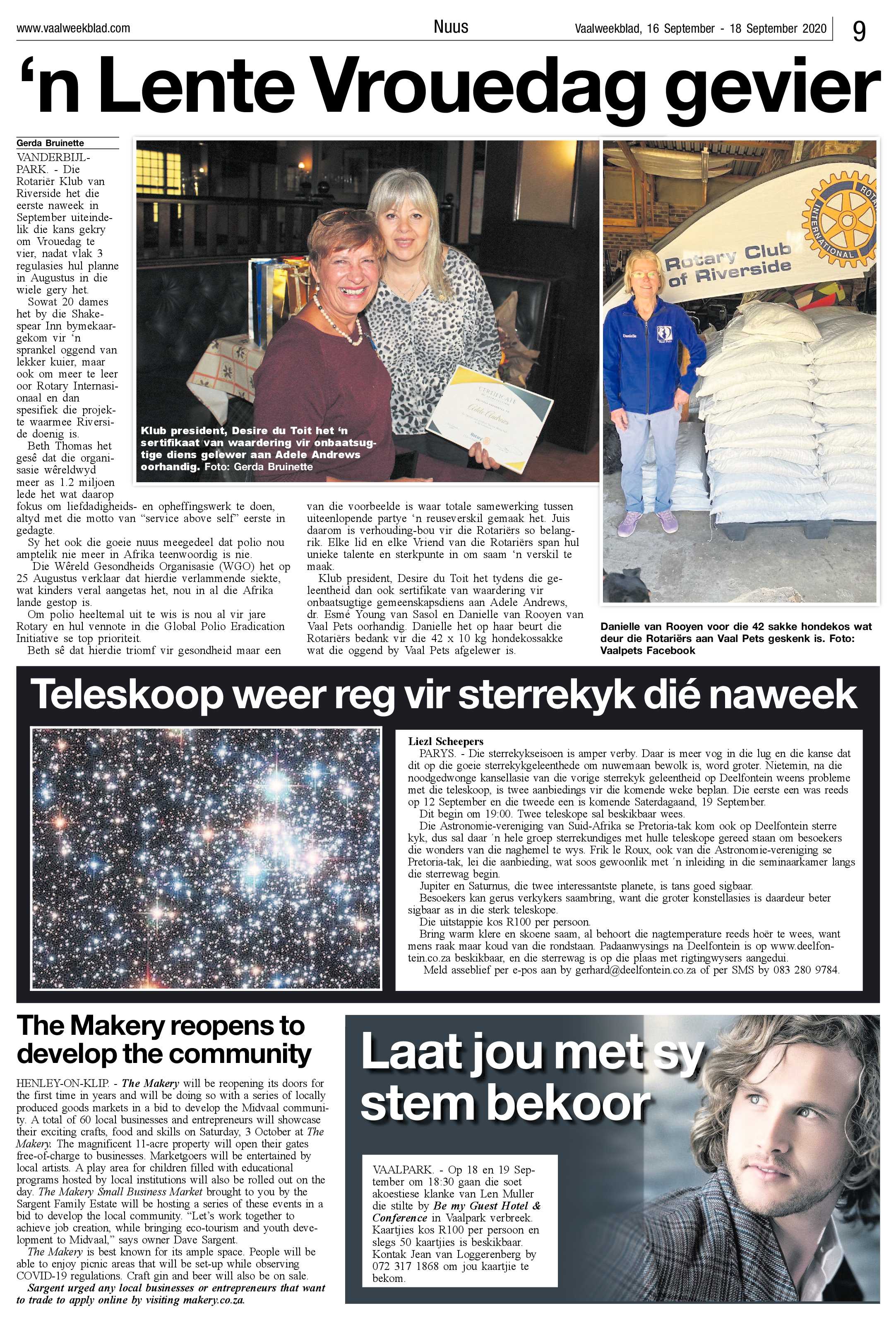 Vaalweekblad 16 September – 18 September 2020 page 9