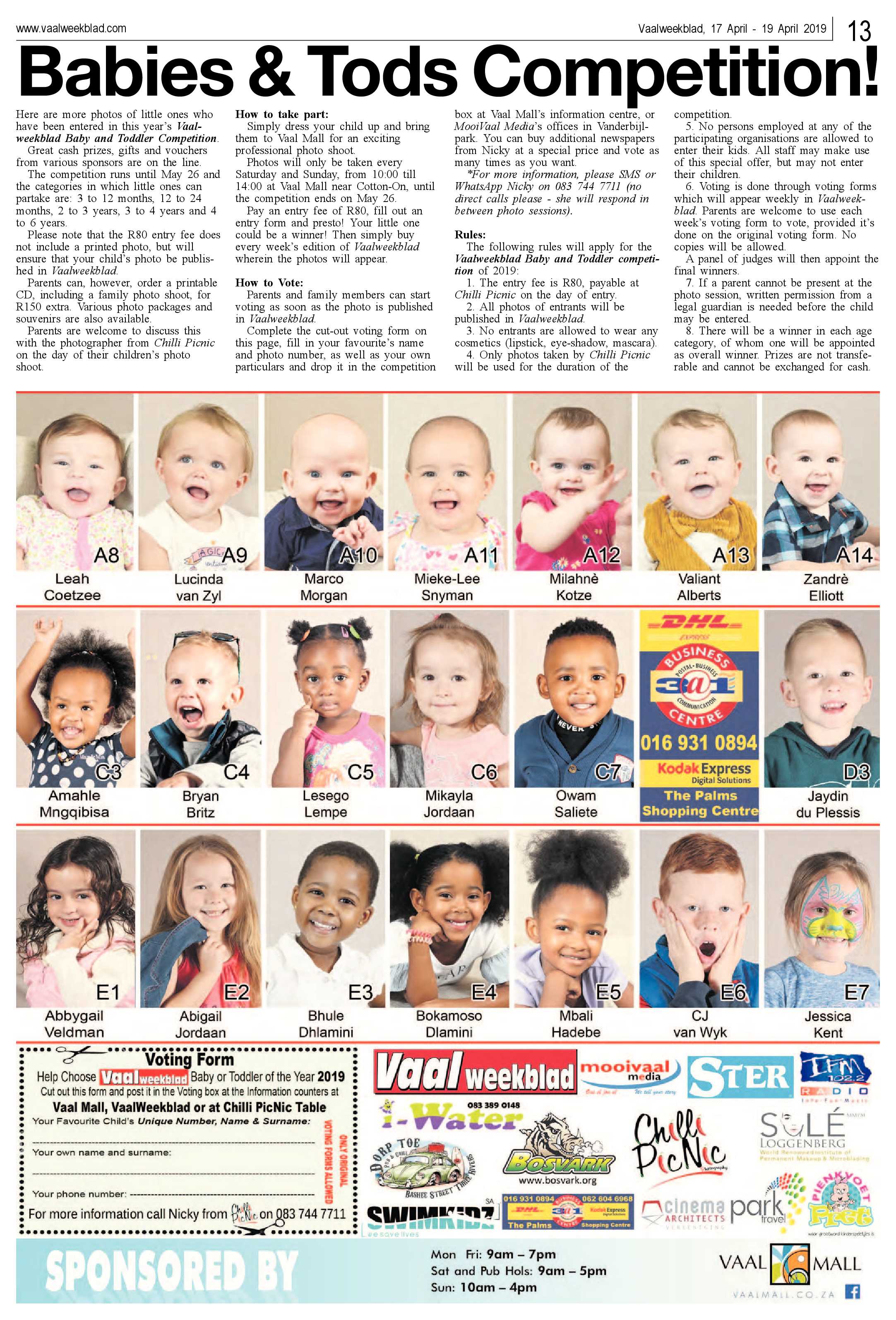 Vaalweekblad 17 – 19 April 2019 page 13
