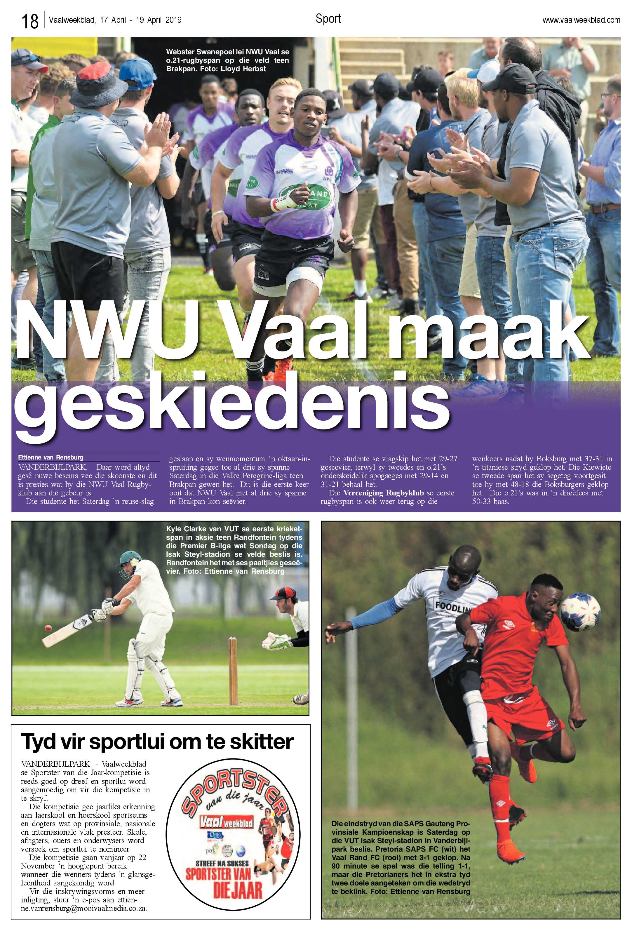 Vaalweekblad 17 – 19 April 2019 page 18