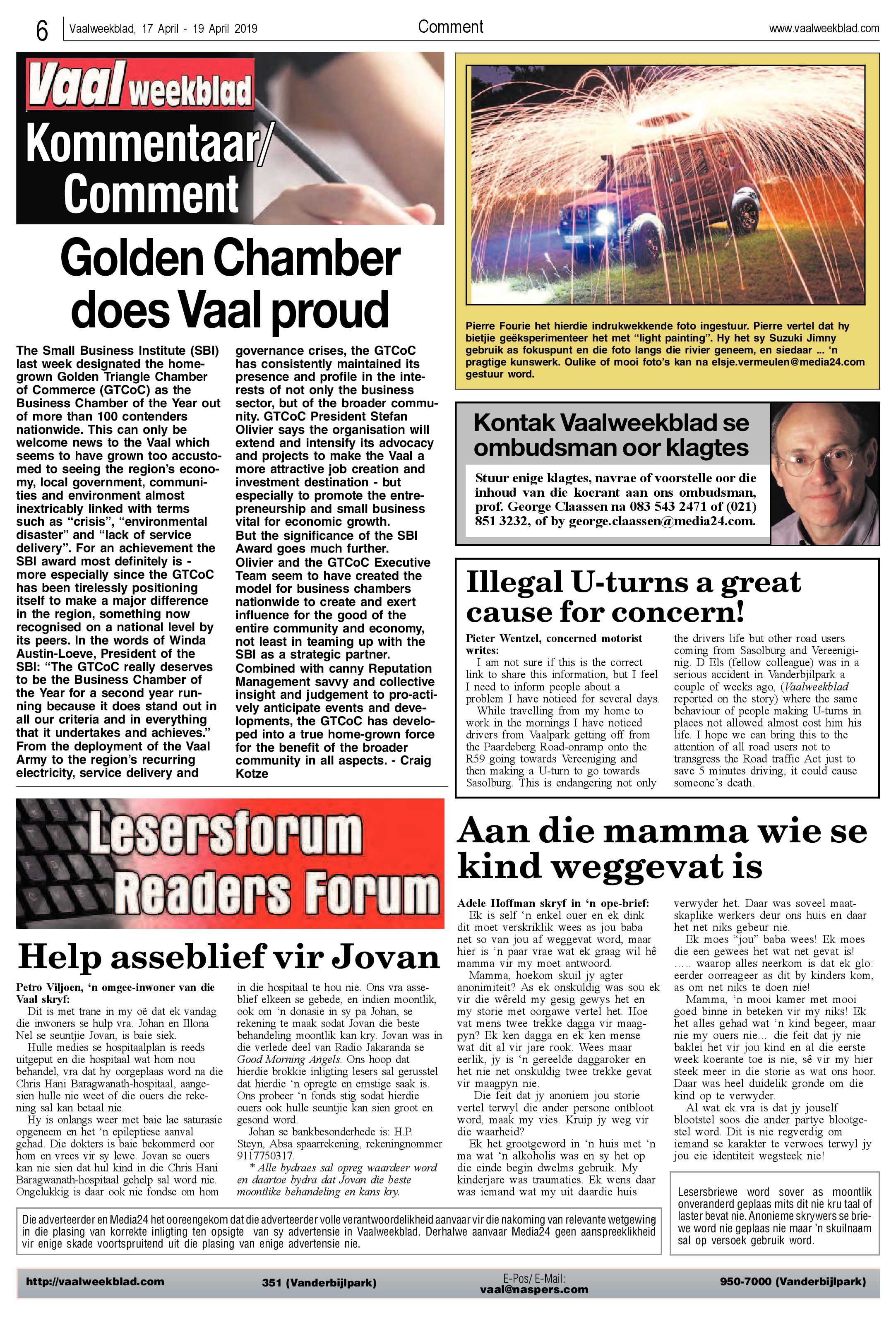 Vaalweekblad 17 – 19 April 2019 page 6
