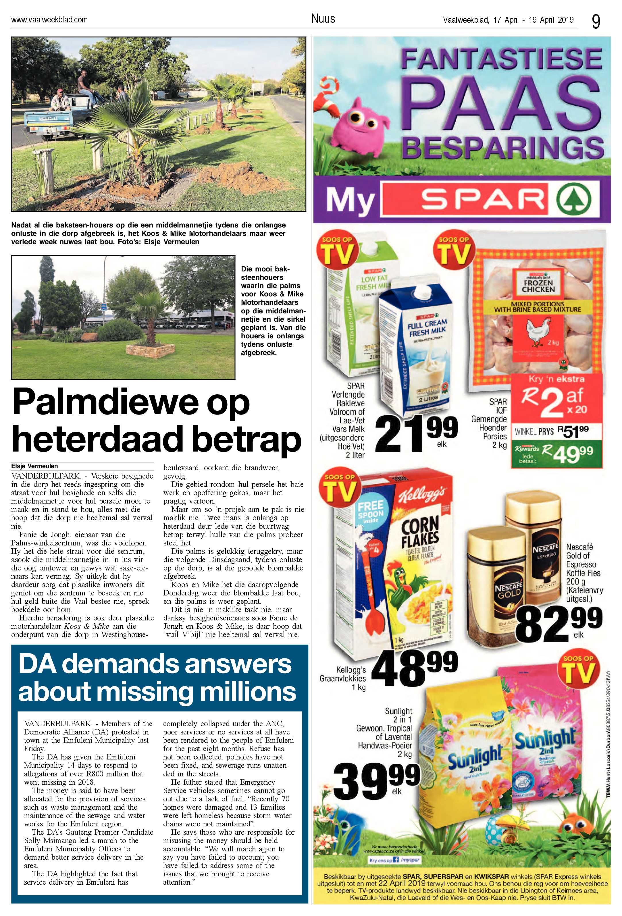 Vaalweekblad 17 – 19 April 2019 page 9
