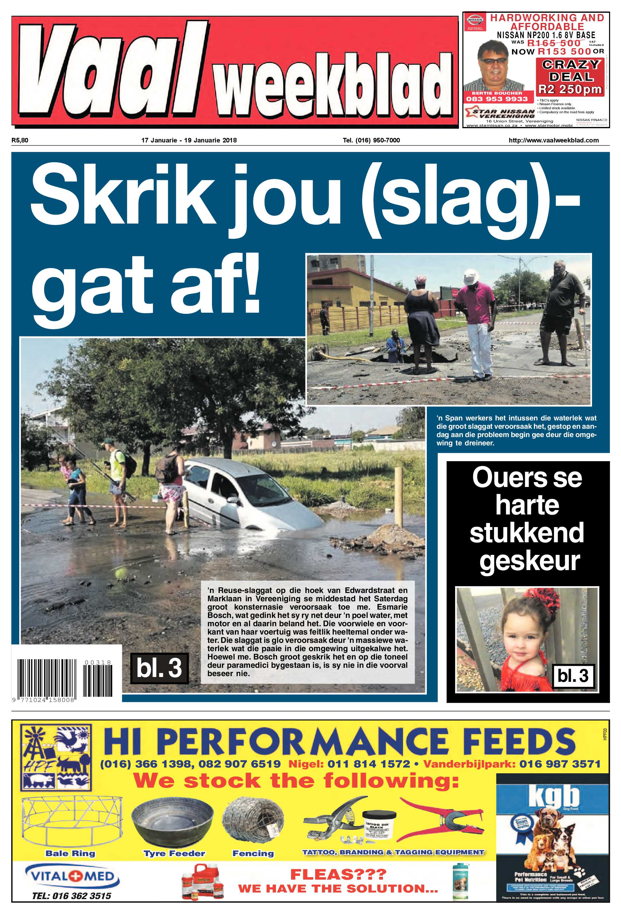 Vaalweekblad 17 – 19 Janaurie 2018 page 1