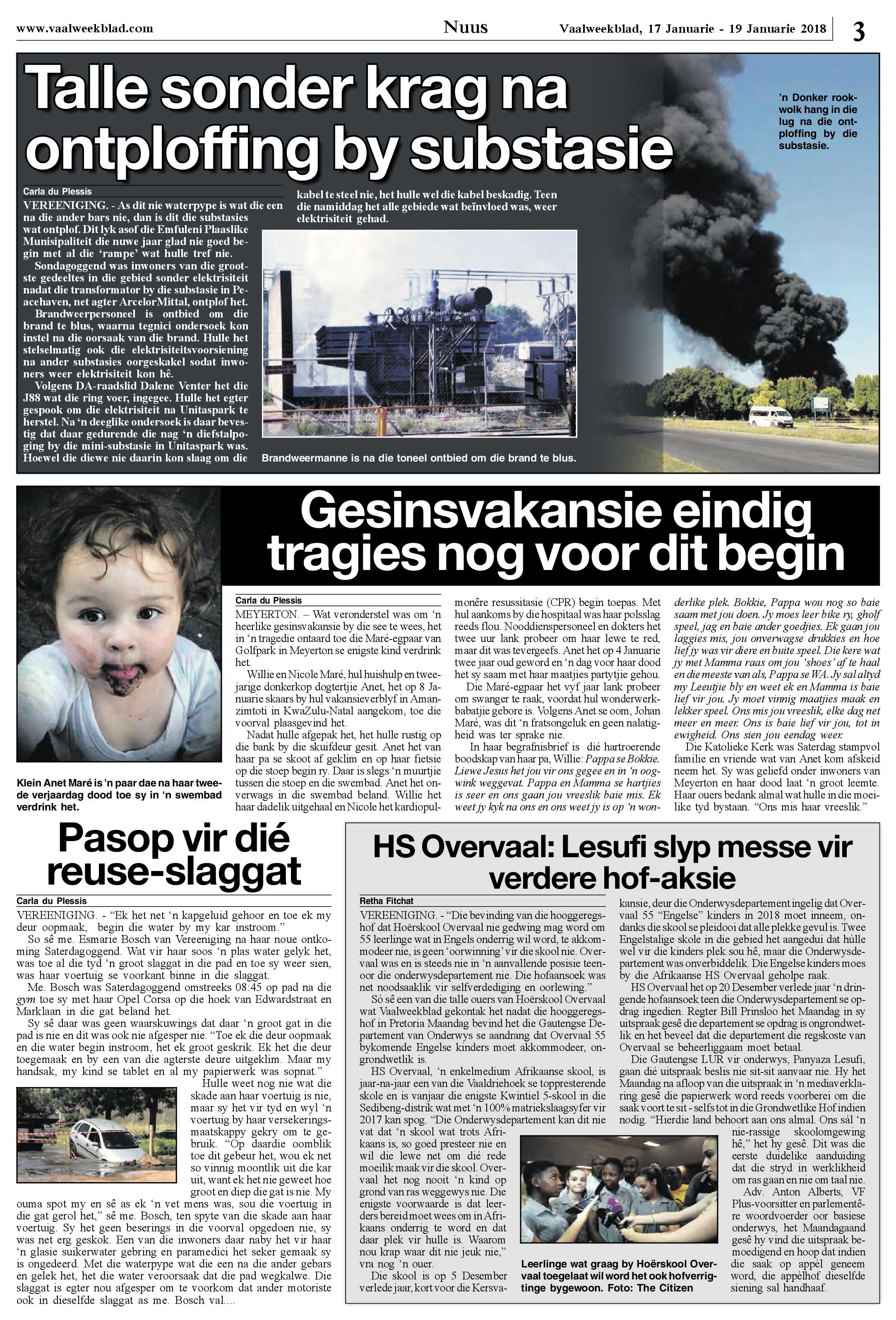 Vaalweekblad 17 – 19 Janaurie 2018 page 3