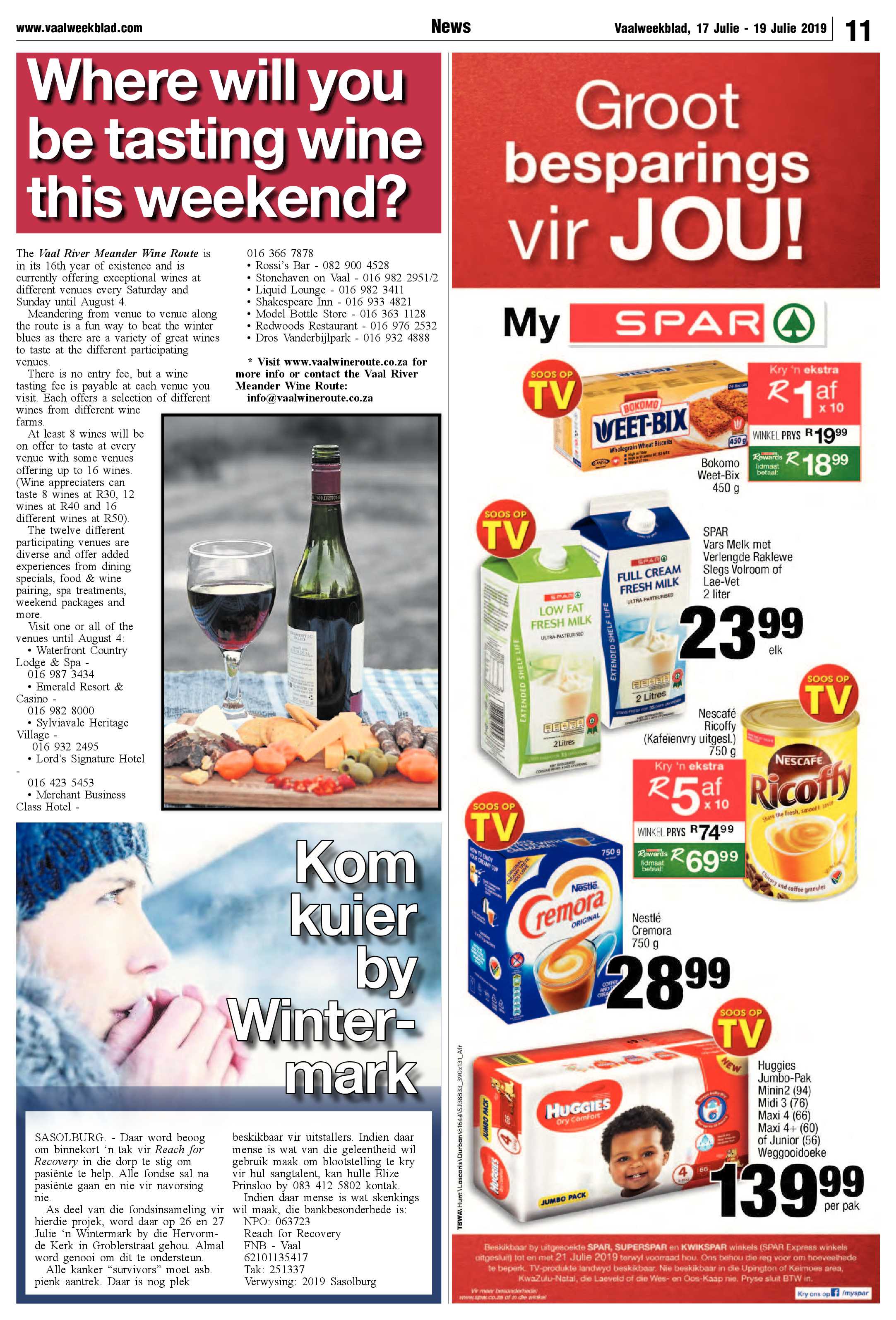 Vaalweekblad 17 – 19 Julie 2019 page 11