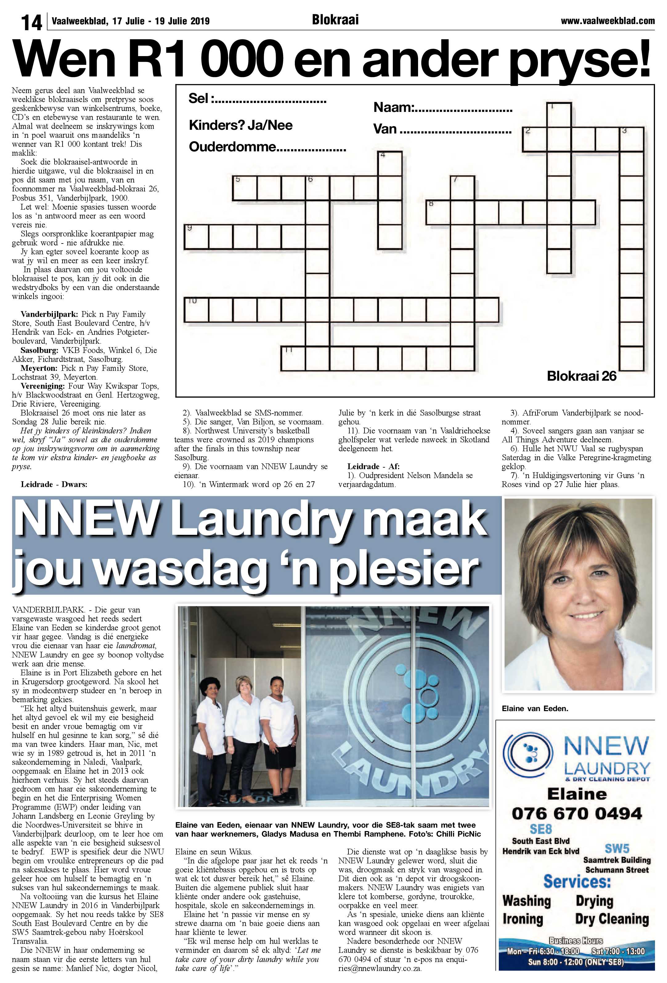Vaalweekblad 17 – 19 Julie 2019 page 14