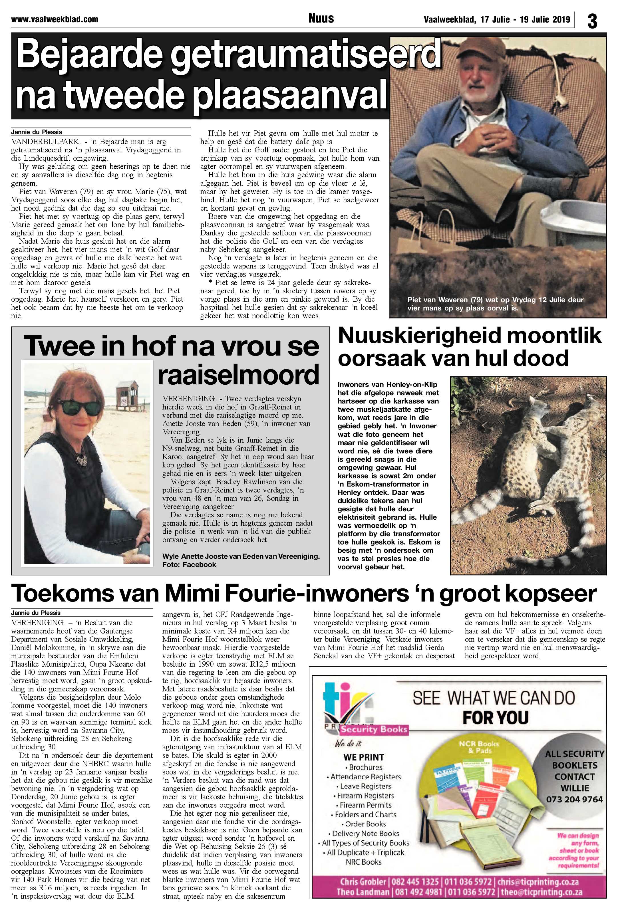 Vaalweekblad 17 – 19 Julie 2019 page 3