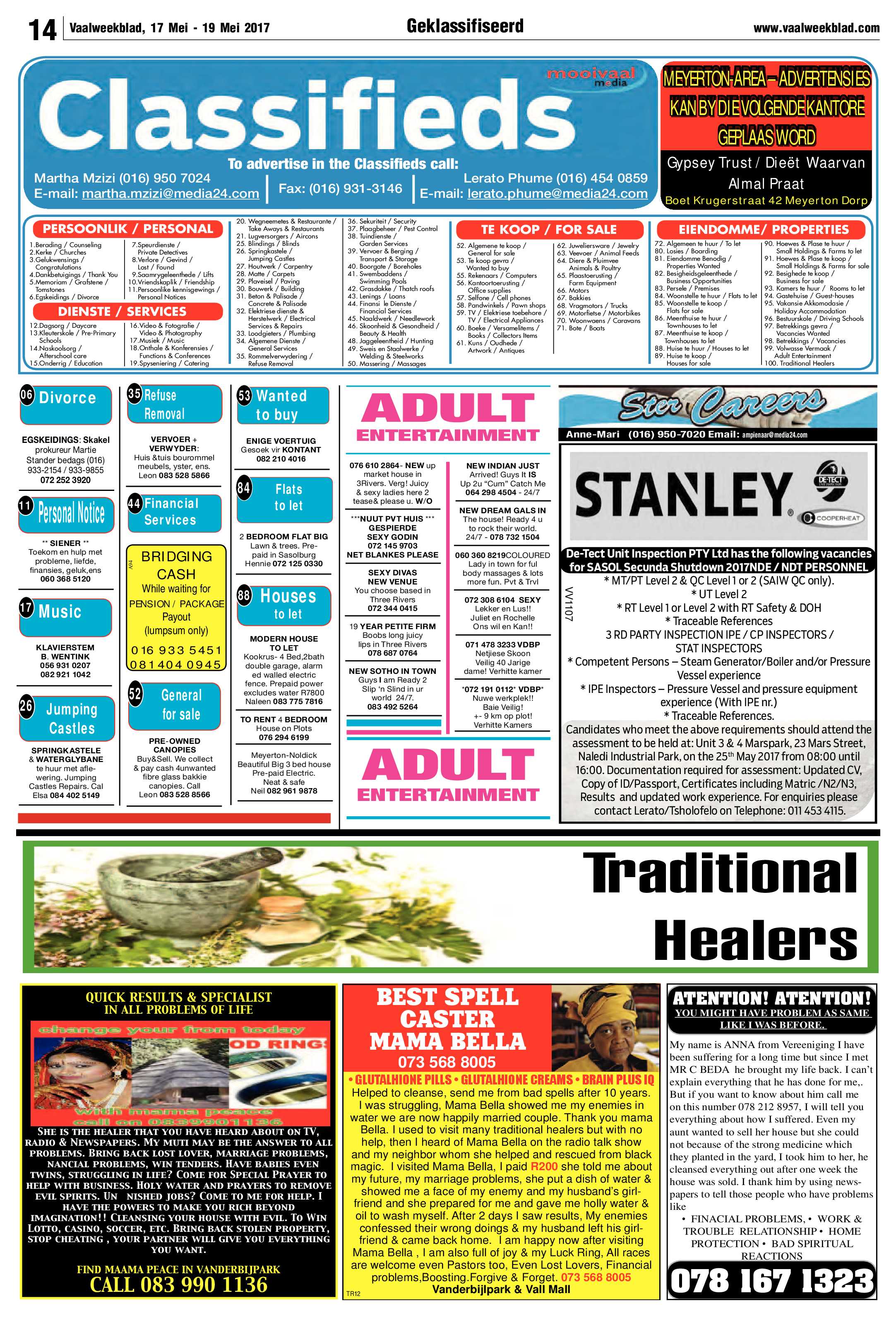 Vaalweekblad 17 – 19 Mei 2017 page 14