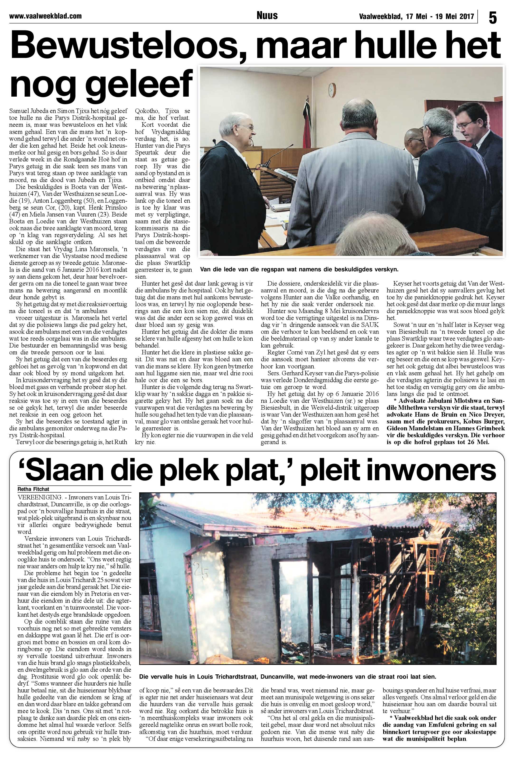 Vaalweekblad 17 – 19 Mei 2017 page 5
