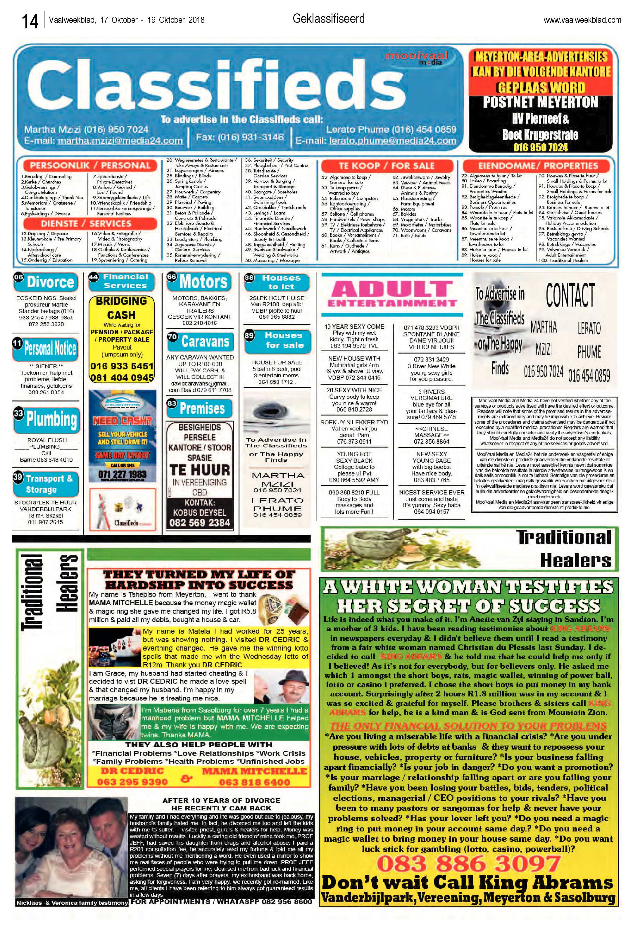 Vaalweekblad 17 – 19 Oktober 2018 page 14