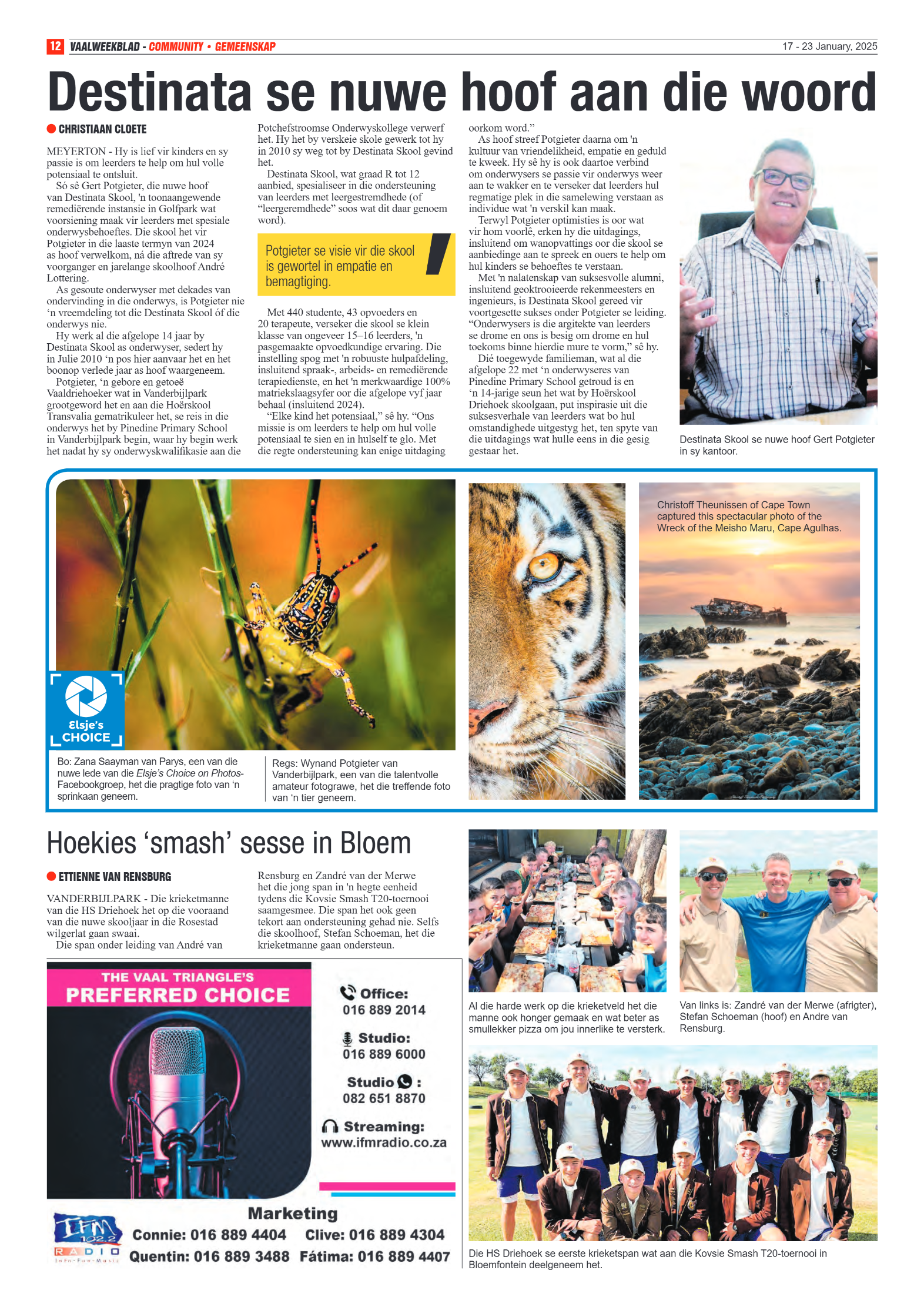 Vaalweekblad 17 – 23 January, 2025 page 12