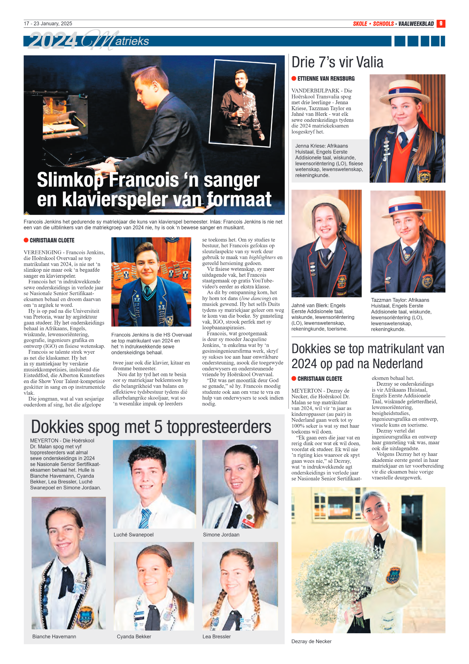 Vaalweekblad 17 – 23 January, 2025 page 9