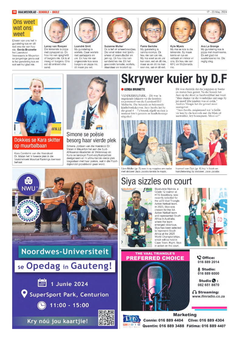 Vaalweekblad 17 – 23 May, 2024 page 10