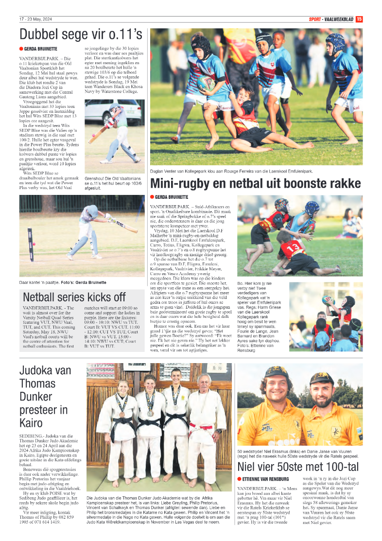 Vaalweekblad 17 – 23 May, 2024 page 15
