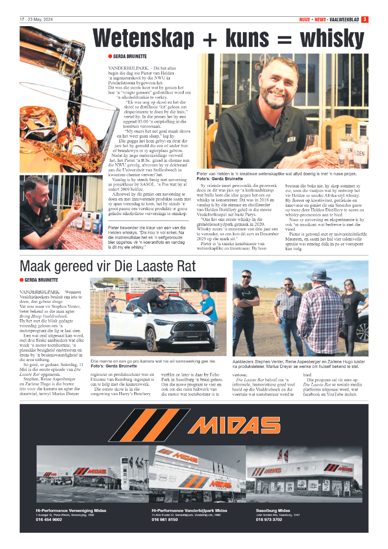 Vaalweekblad 17 – 23 May, 2024 page 3
