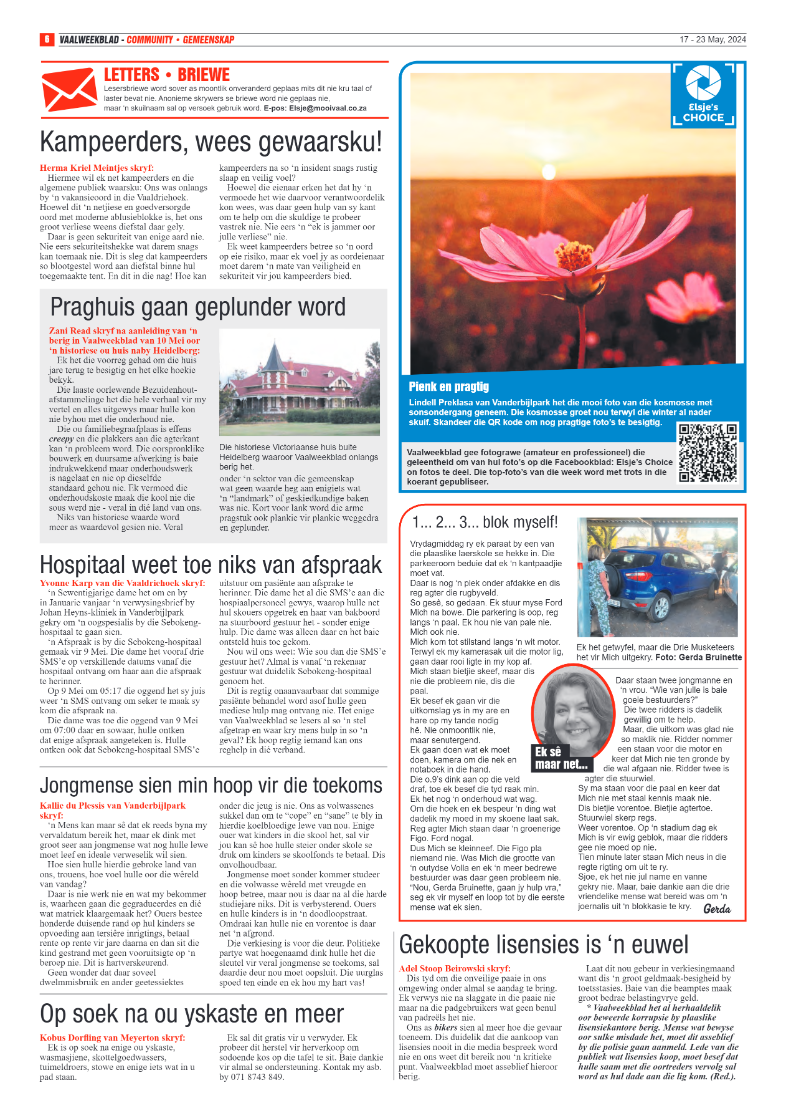 Vaalweekblad 17 – 23 May, 2024 page 6