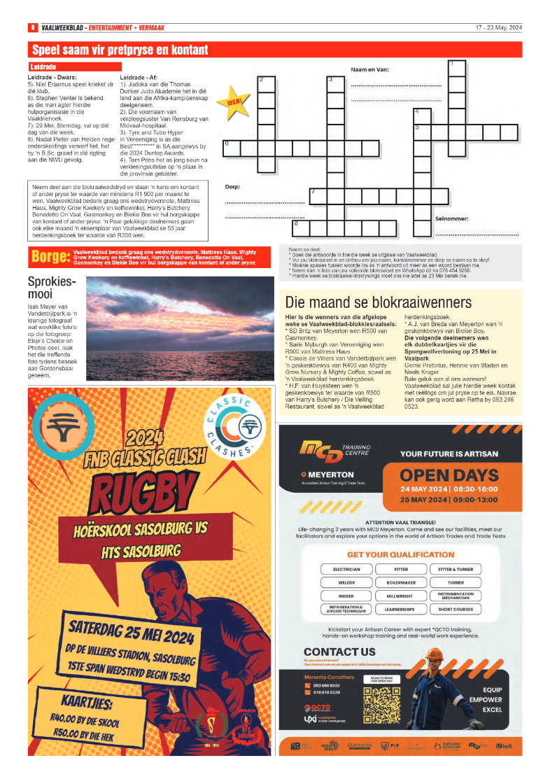 Vaalweekblad 17 – 23 May, 2024 page 8