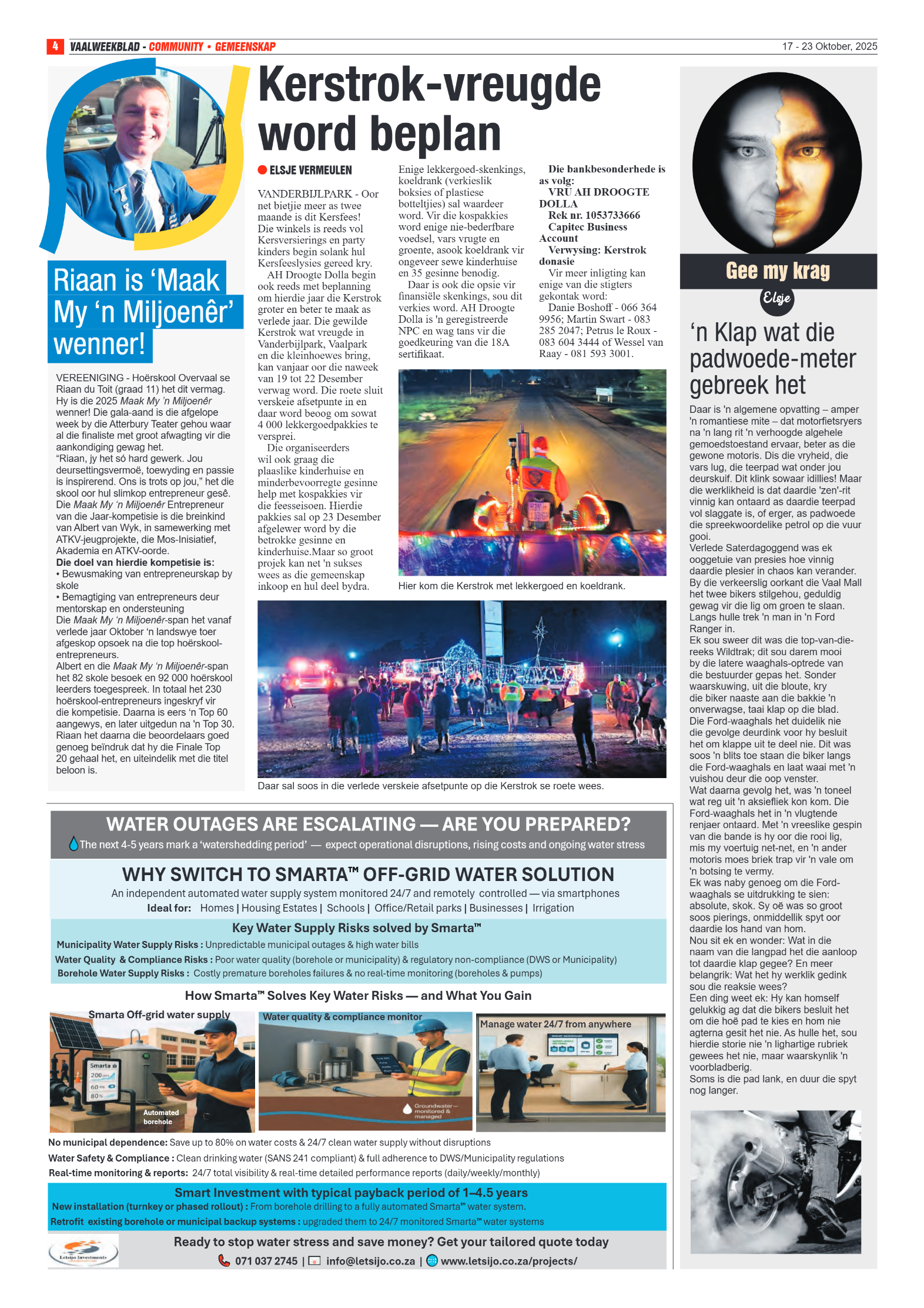 Vaalweekblad 17 – 23 Oktober, 2025 page 4