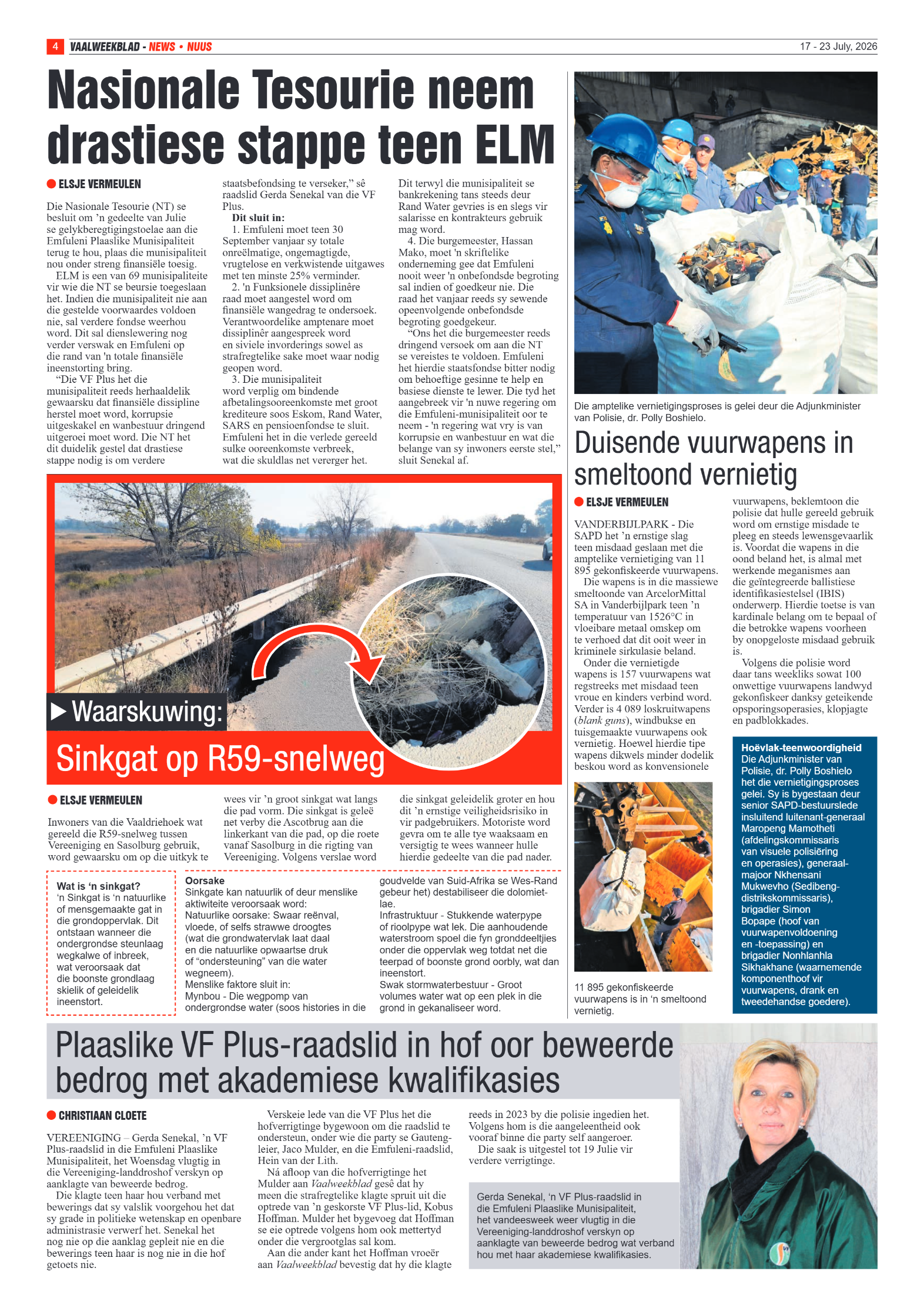 Vaalweekblad – 17 Julie 2026 page 4