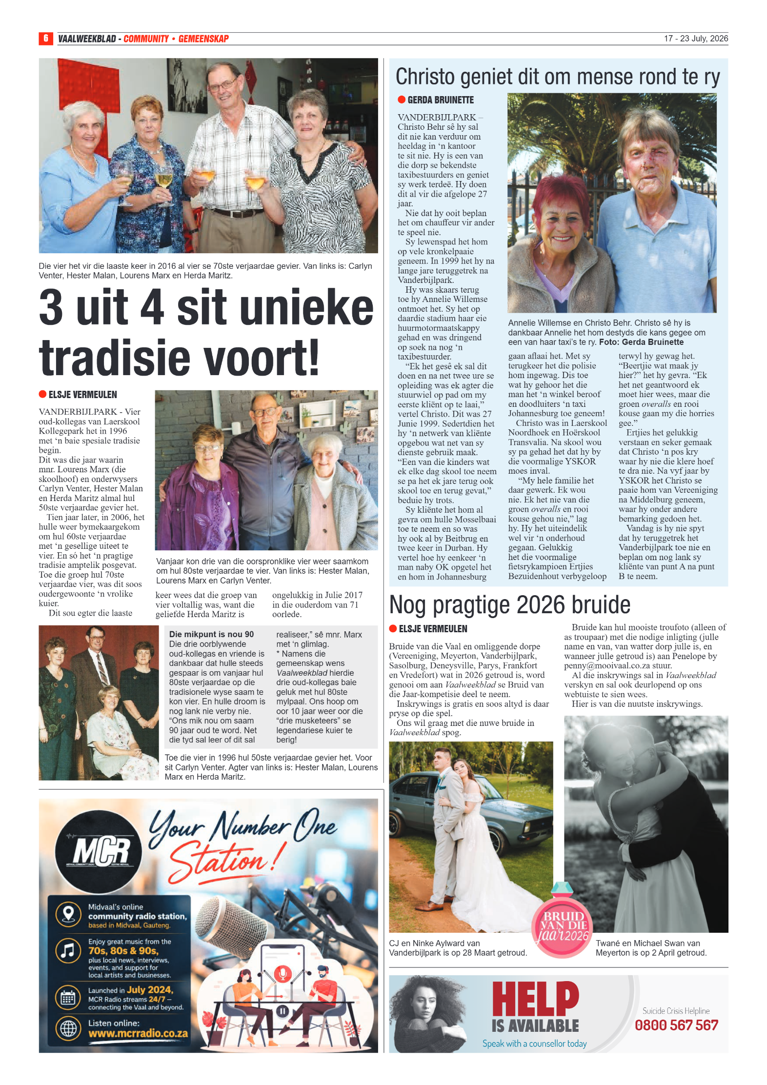 Vaalweekblad – 17 Julie 2026 page 6