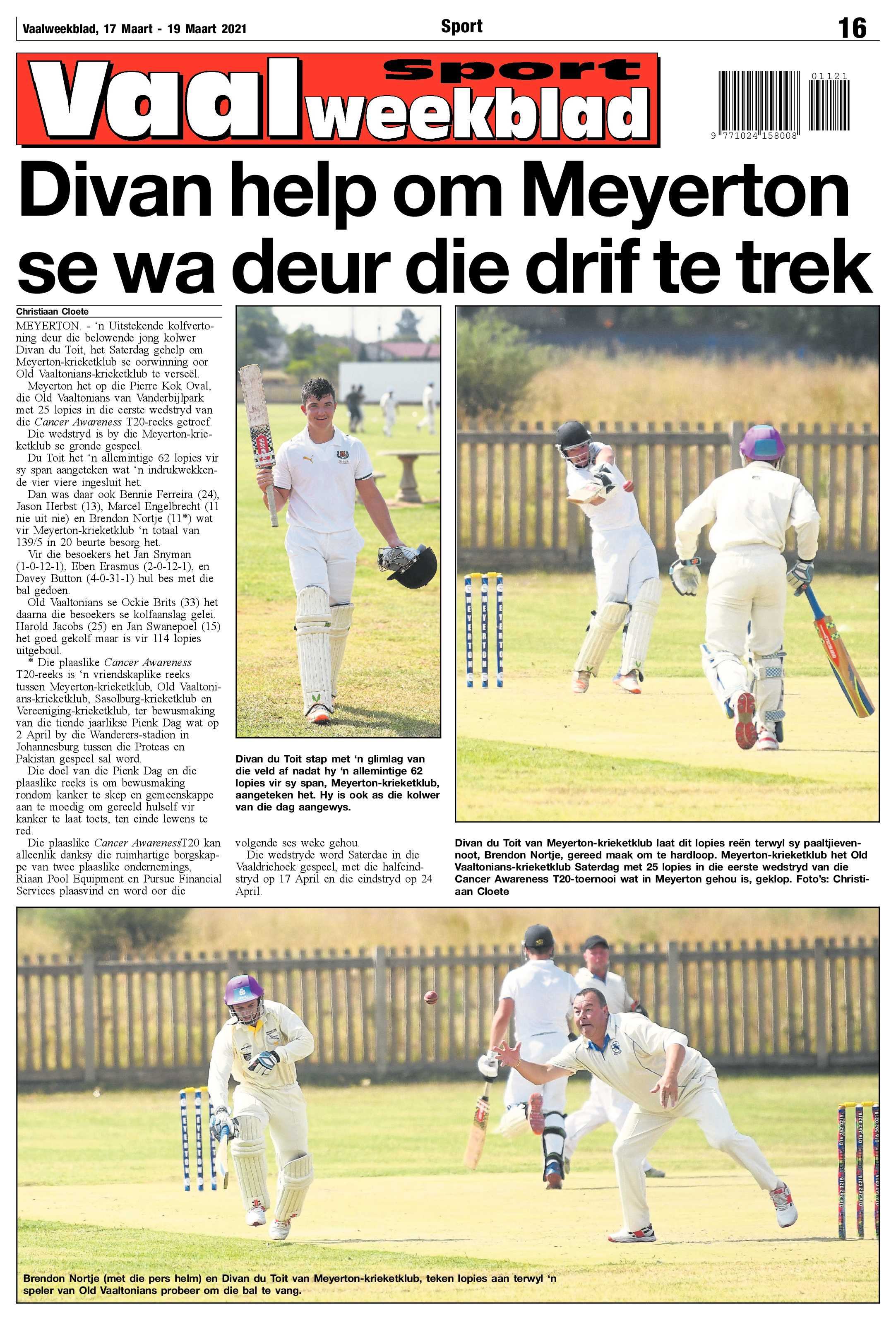 Vaalweekblad 17 Maart – 19 Maart 2021 page 16
