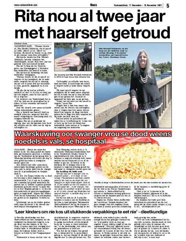 Vaalweekblad 17 November – 19 November 2021 page 3