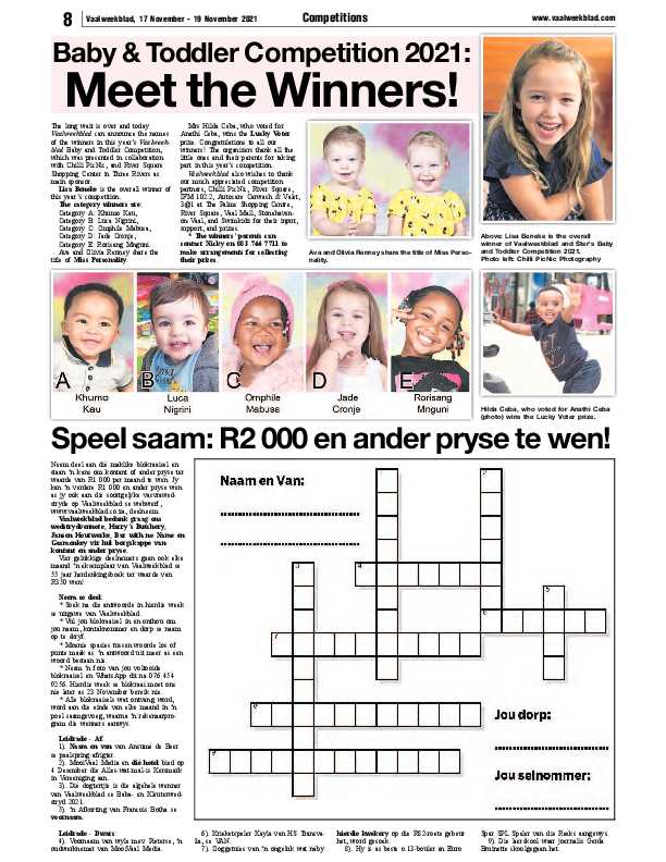 Vaalweekblad 17 November – 19 November 2021 page 8