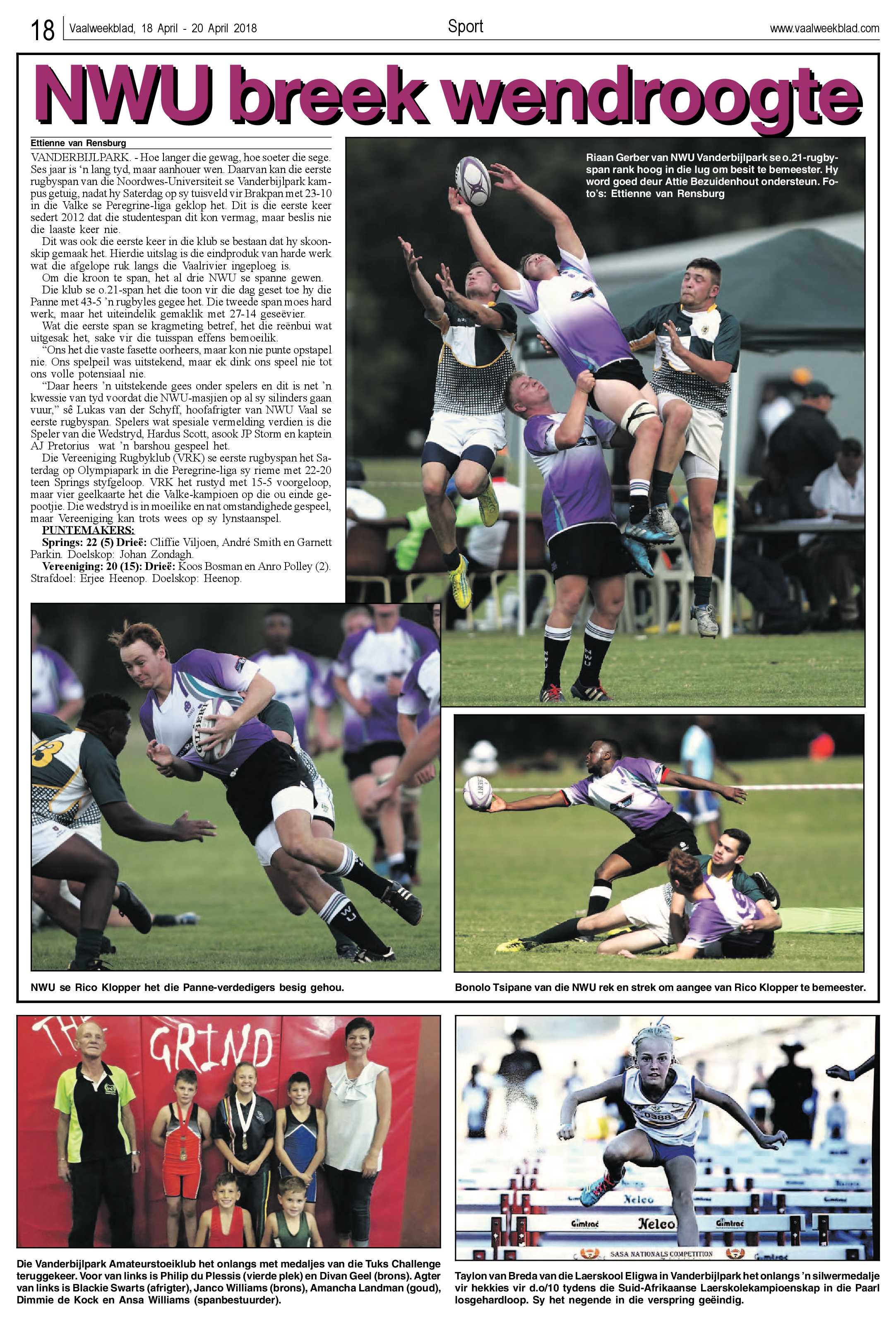 Vaalweekblad 18 – 20 April 2018 page 18