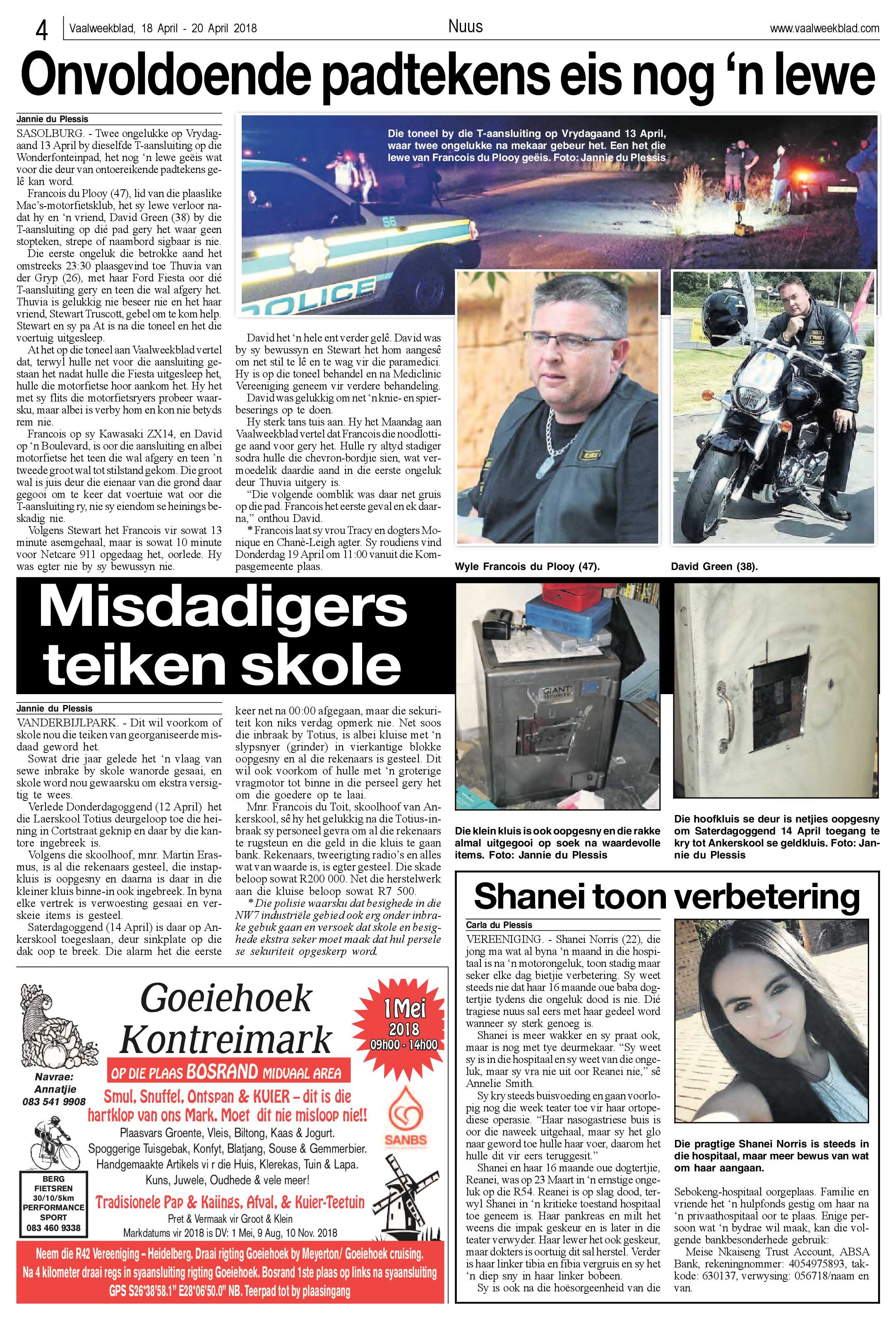 Vaalweekblad 18 – 20 April 2018 page 4